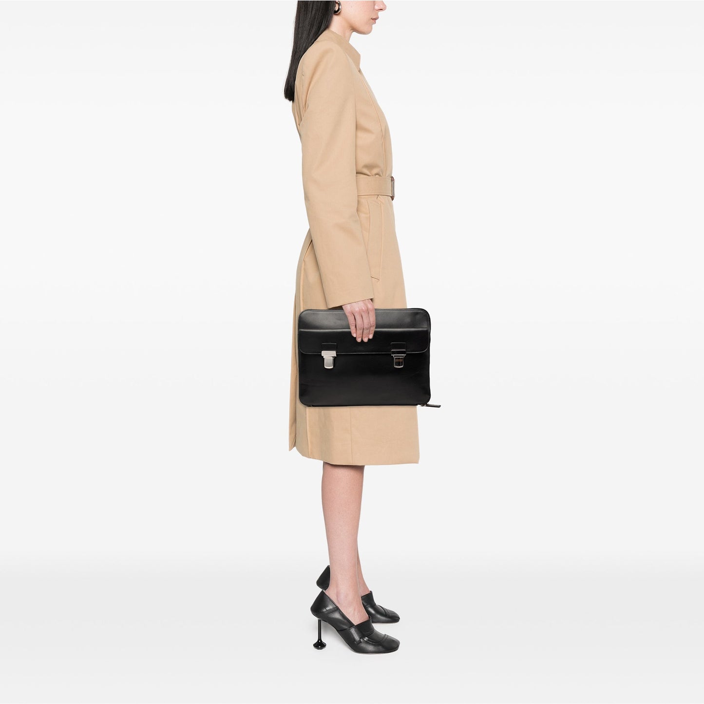 Saint Laurent Leather Clutch