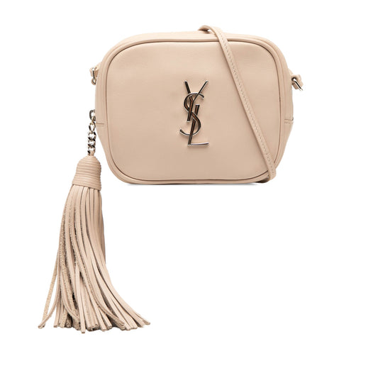 Saint Laurent Nappa Monogram Blogger Bag