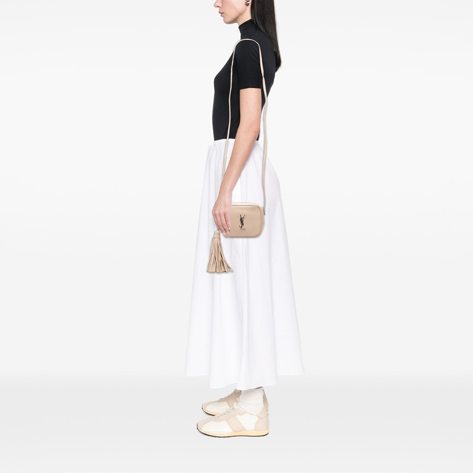 Saint Laurent Nappa Monogram Blogger Bag