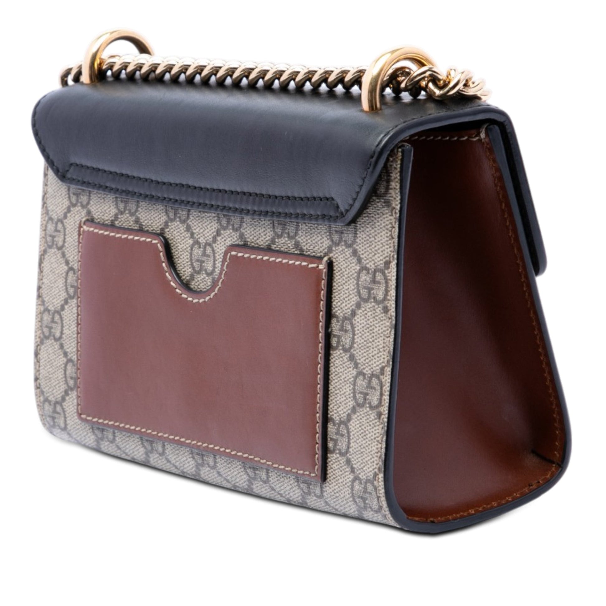 Gucci Small GG Supreme Padlock Crossbody