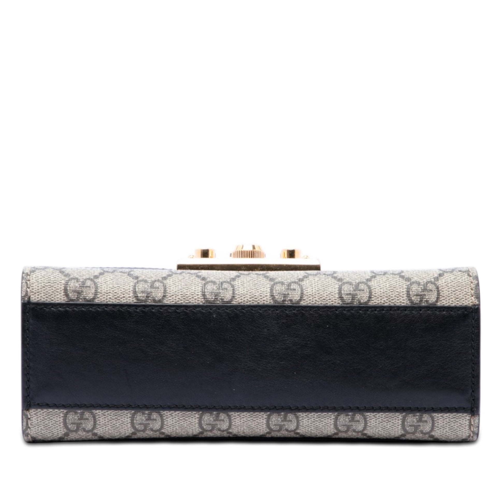Gucci Small GG Supreme Padlock Crossbody