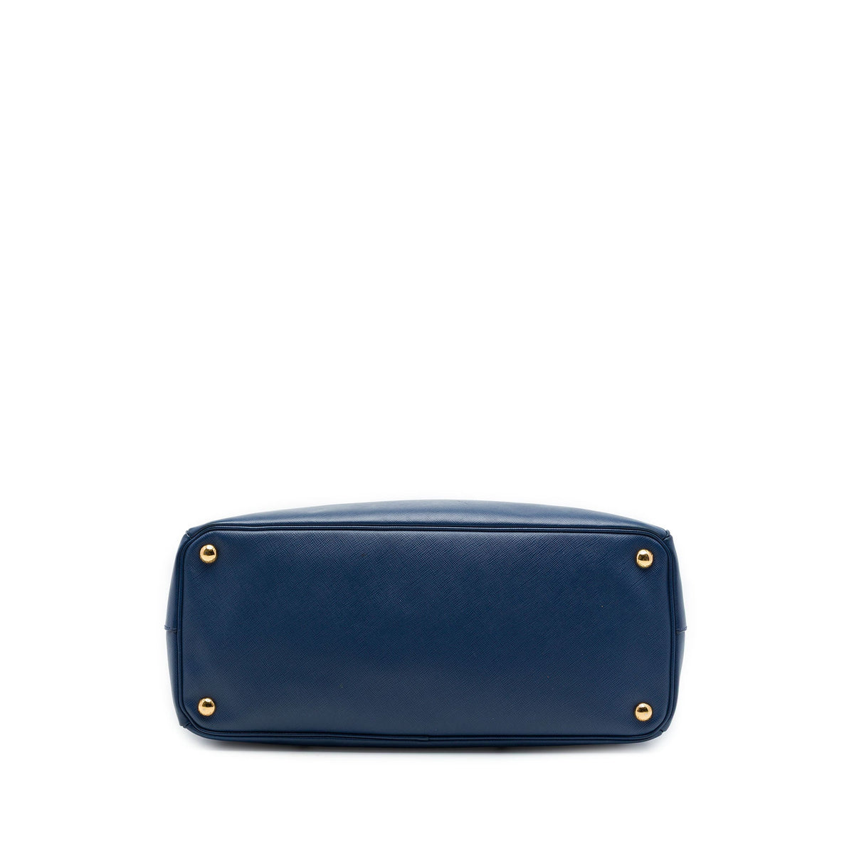 Prada Large Saffiano Lux Galleria Double Zip Tote — Blue