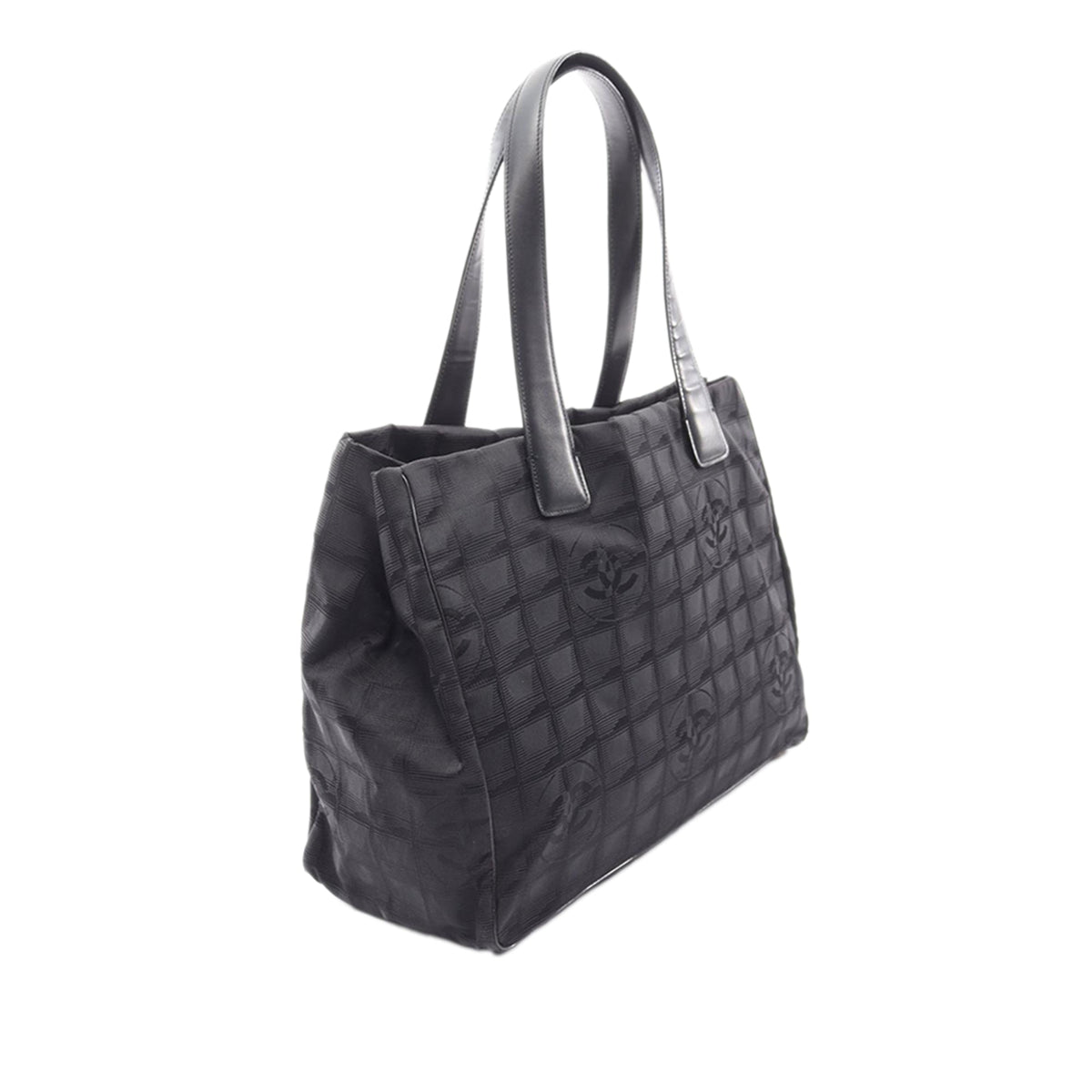 Chanel New Travel Line Nylon Tote — Black