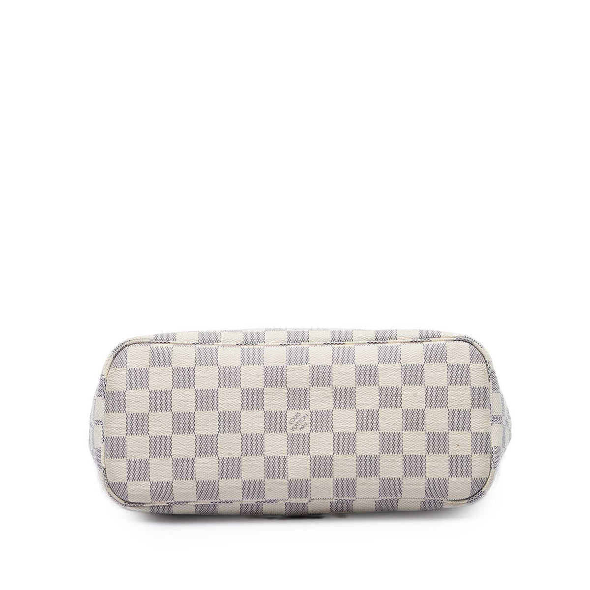 Louis Vuitton Damier Azur Neverfull PM — White