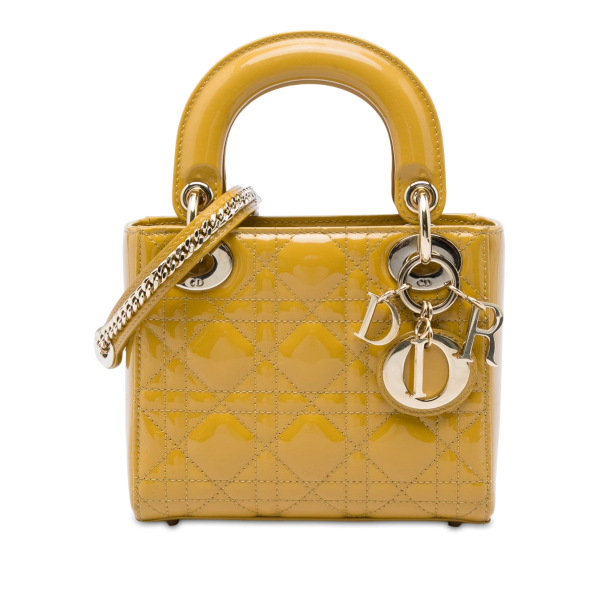 Dior Mini Patent Cannage Lady Dior
