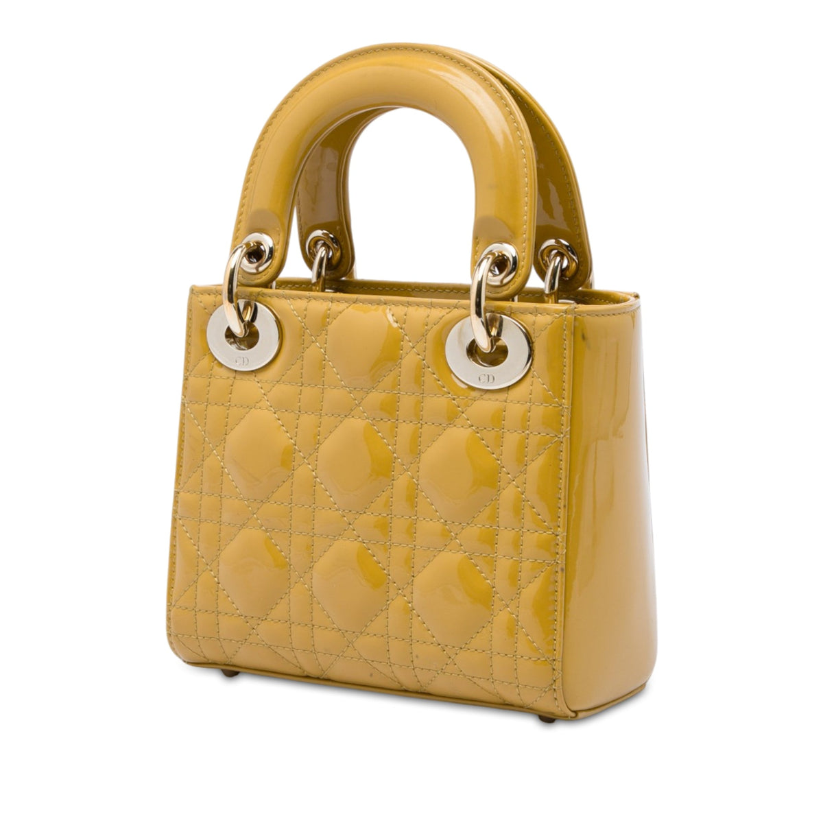 Dior Mini Patent Cannage Lady Dior