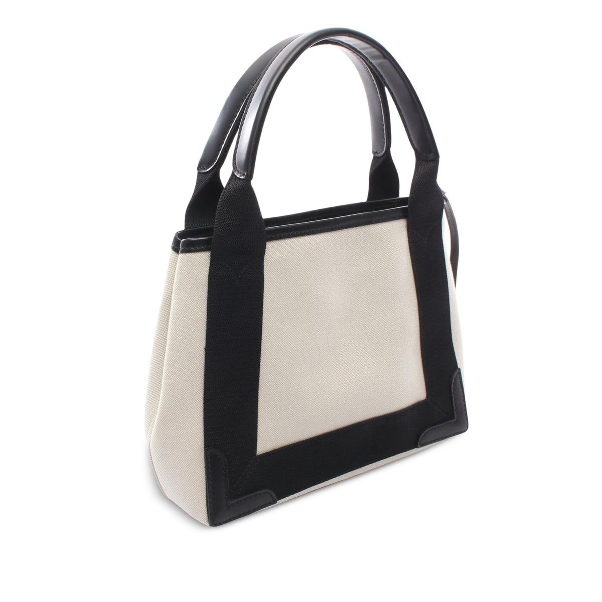 Balenciaga Canvas Navy Cabas Satchel XS