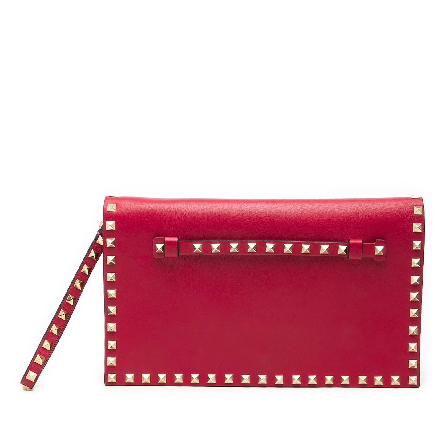 Valentino Nappa Rockstud Wristlet Clutch
