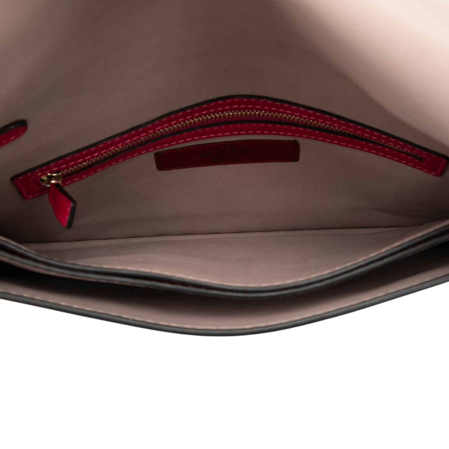 Valentino Nappa Rockstud Wristlet Clutch