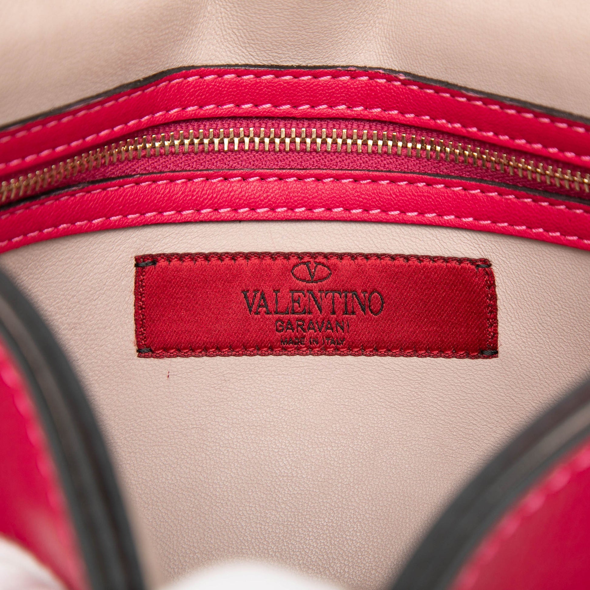 Valentino Nappa Rockstud Wristlet Clutch