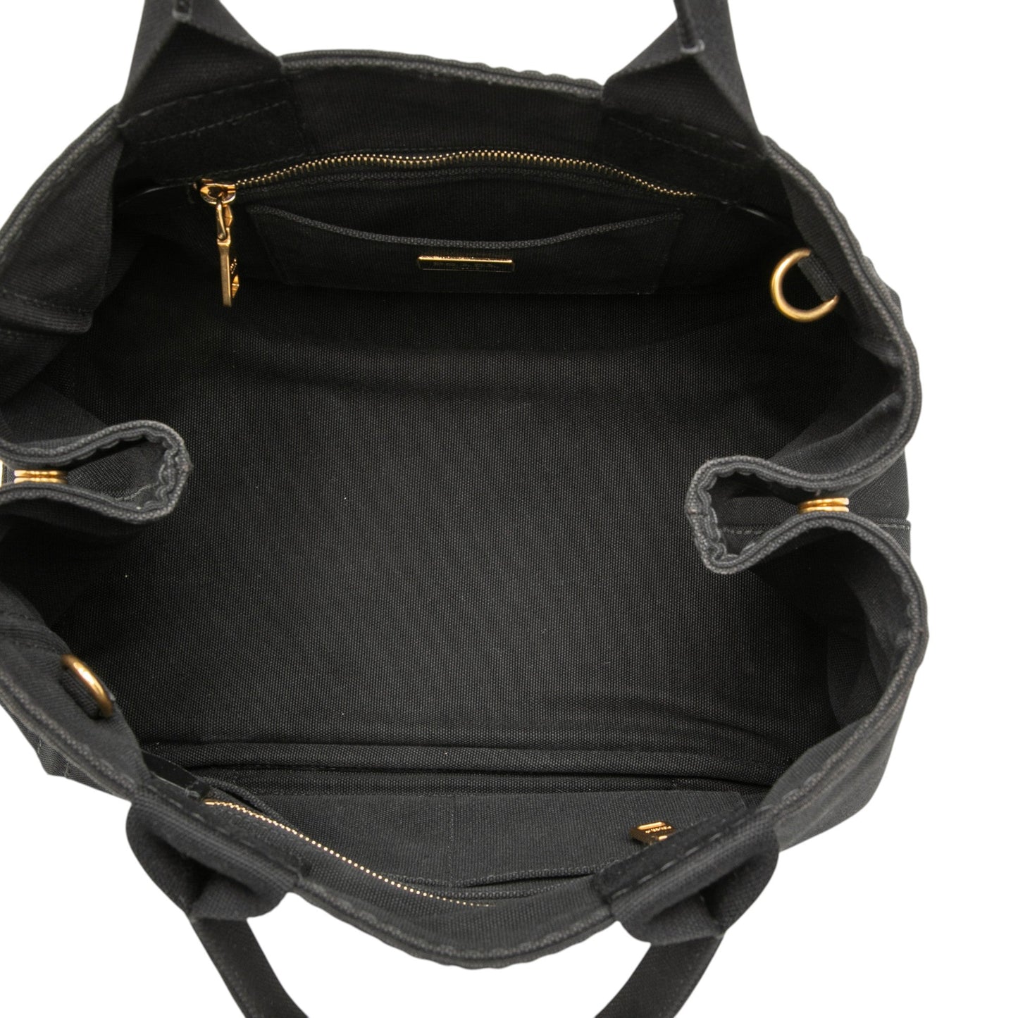 Prada Canvas Canapa Logo Satchel
