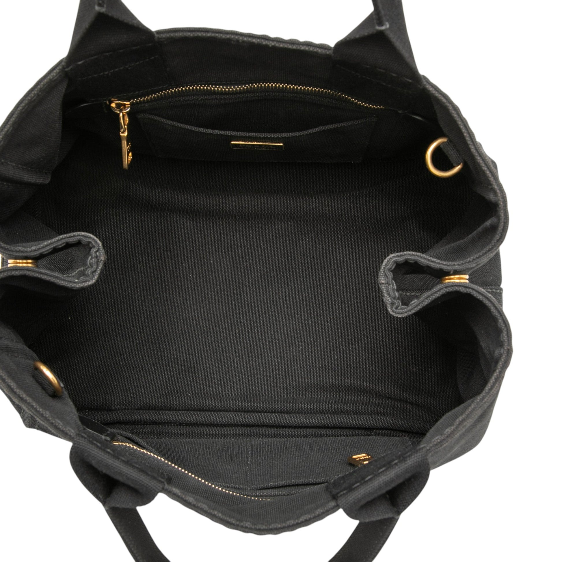 Prada Canvas Canapa Logo Satchel