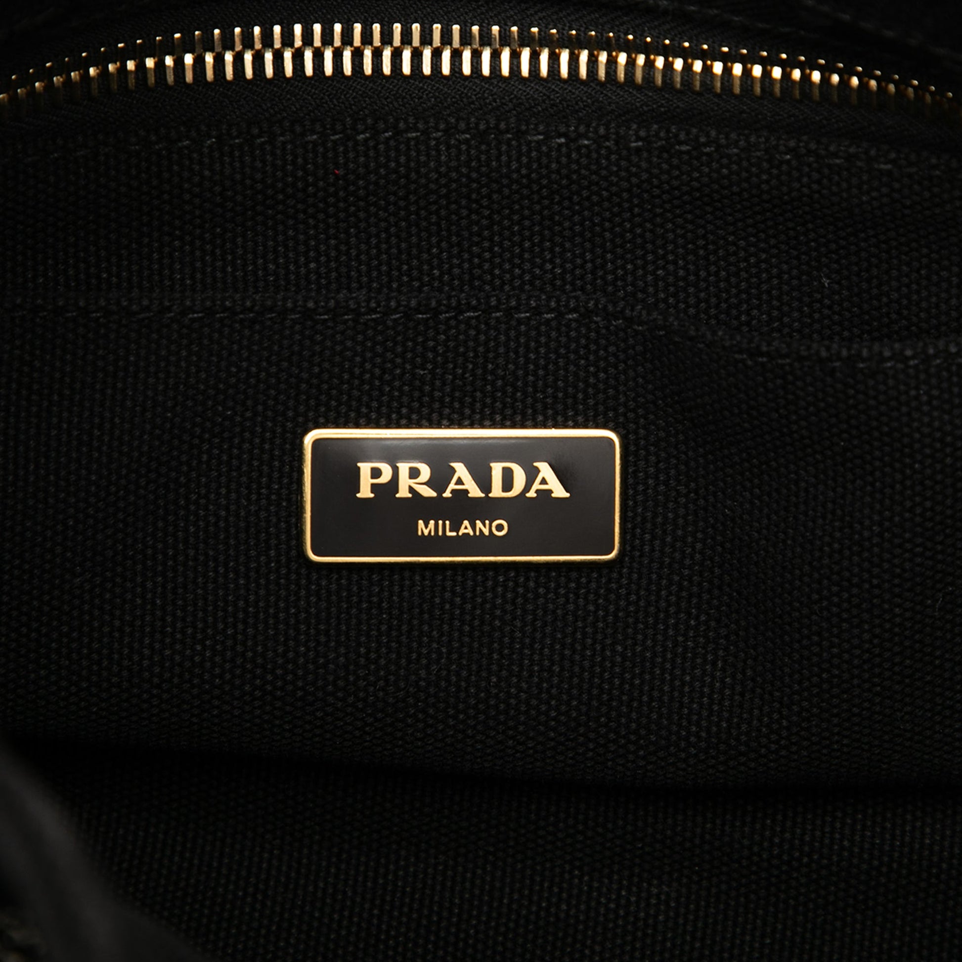 Prada Canvas Canapa Logo Satchel