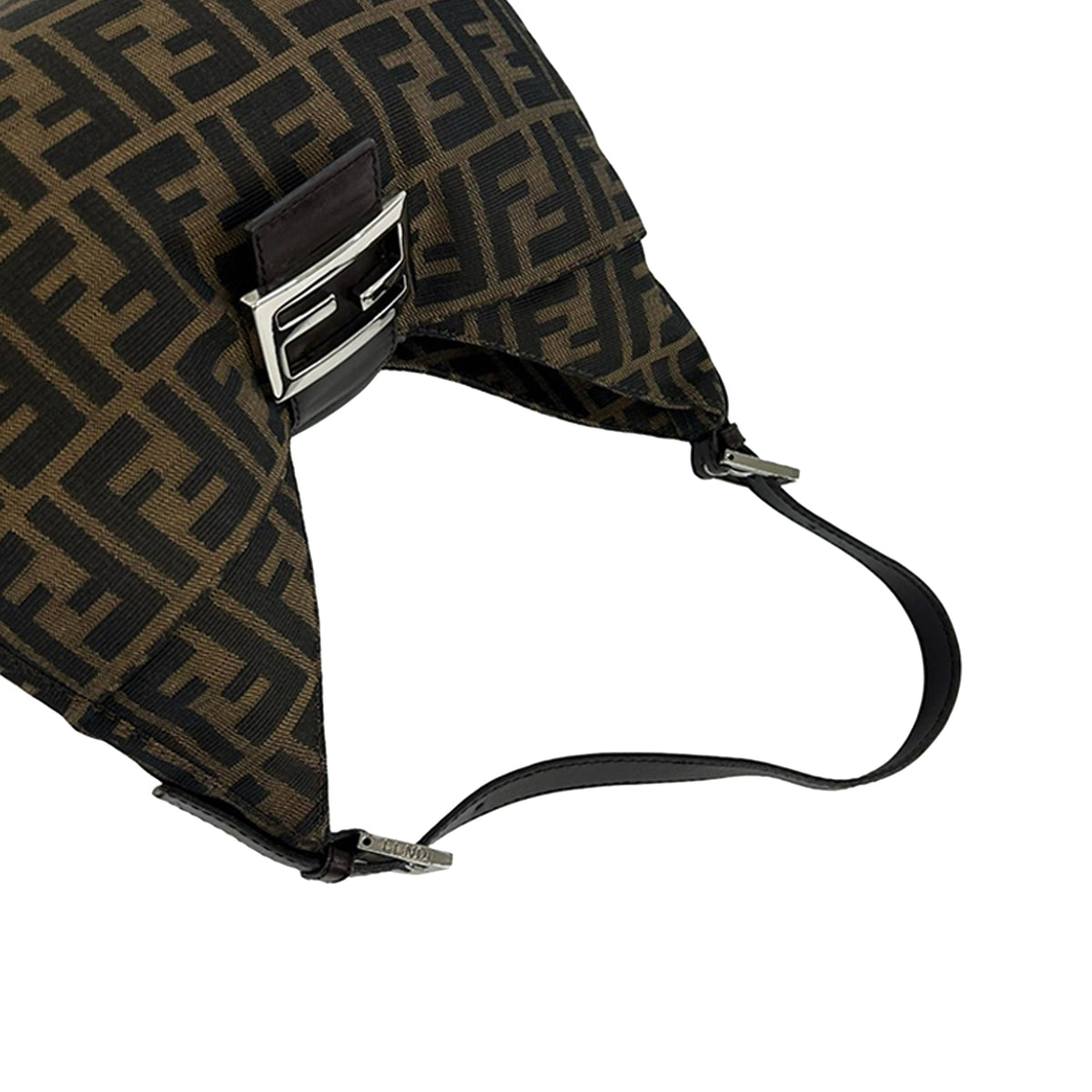 Fendi Zucca Canvas Shoulder Bag