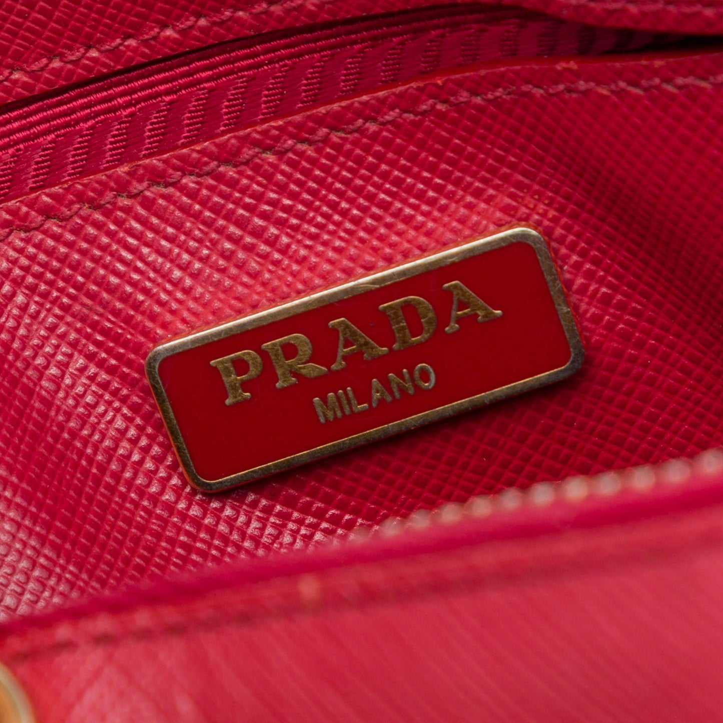 Prada Mini Saffiano Lux Promenade Satchel
