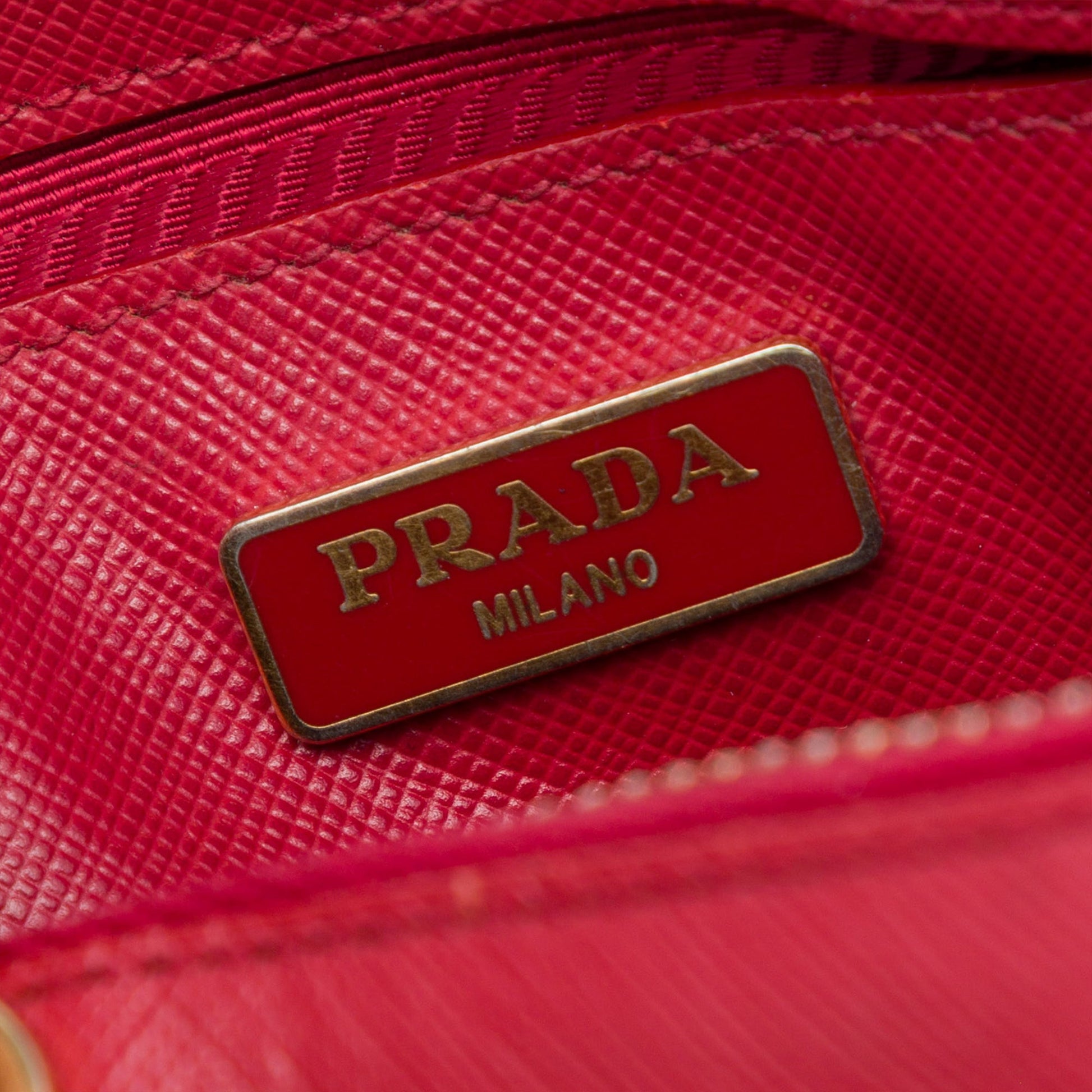 Prada Mini Saffiano Lux Promenade Satchel