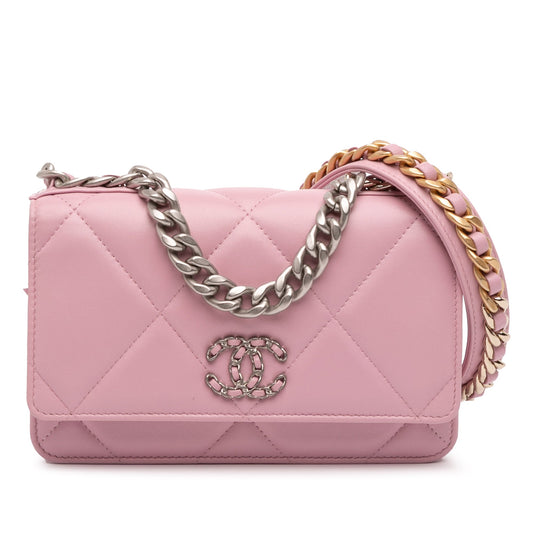 Chanel Quilted Lambskin 19 Wallet on Chain
