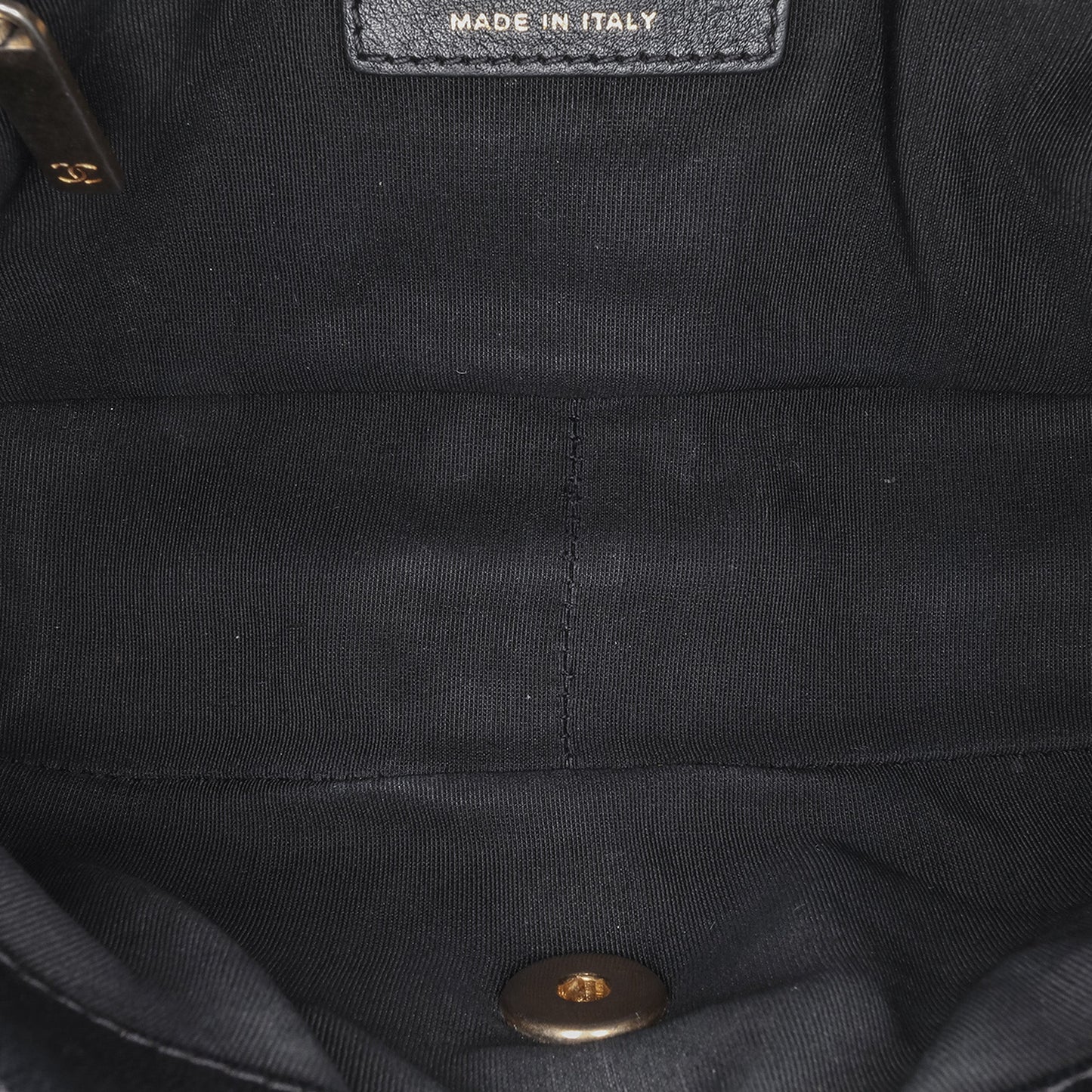 Chanel Mini Rectangular Chevron Lambskin Chain Around Flap