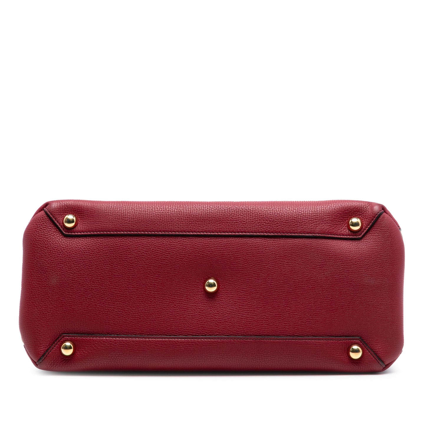 Burberry Medium Leather and House Check Banner Satchel