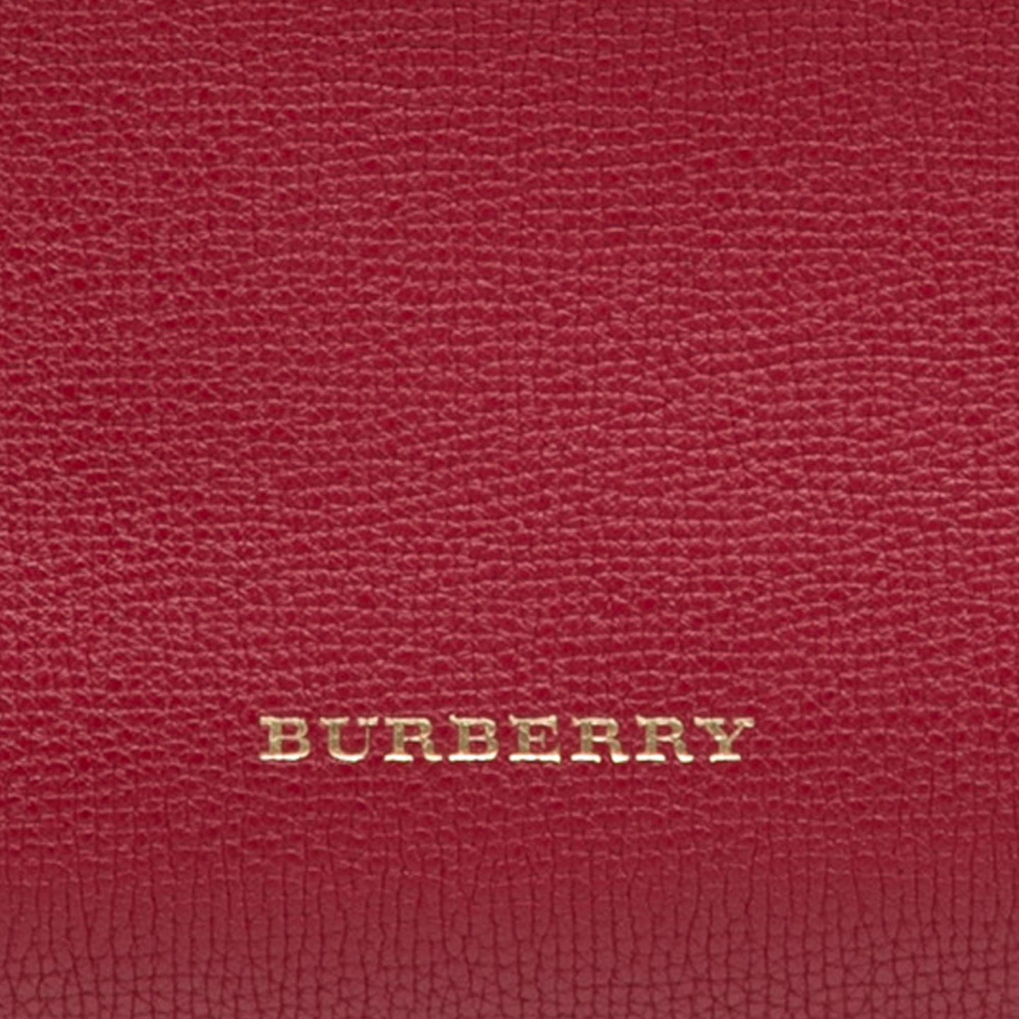 Burberry Medium Leather and House Check Banner Satchel