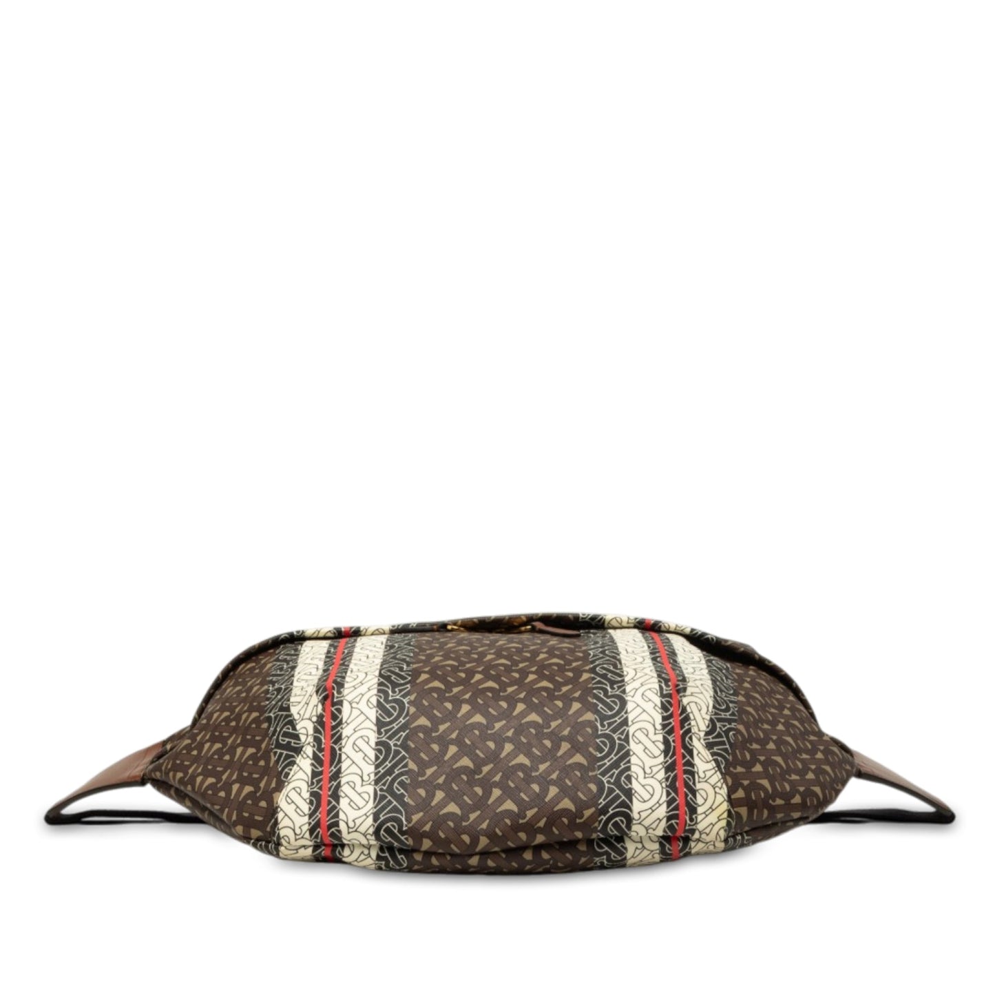 Burberry Extra Large TB Monogram E-Canvas Stripe Belt Bag
