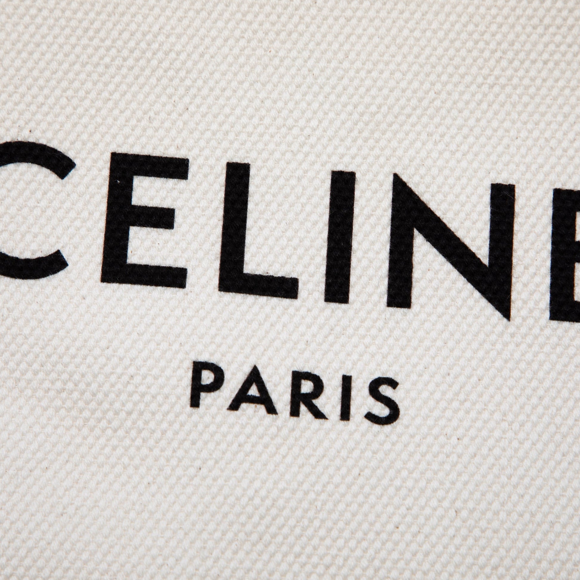 Celine Large Canvas Logo Pouch
