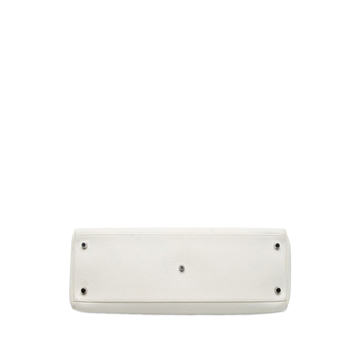Hermès Clemence JPG Shoulder Kelly 42 — White