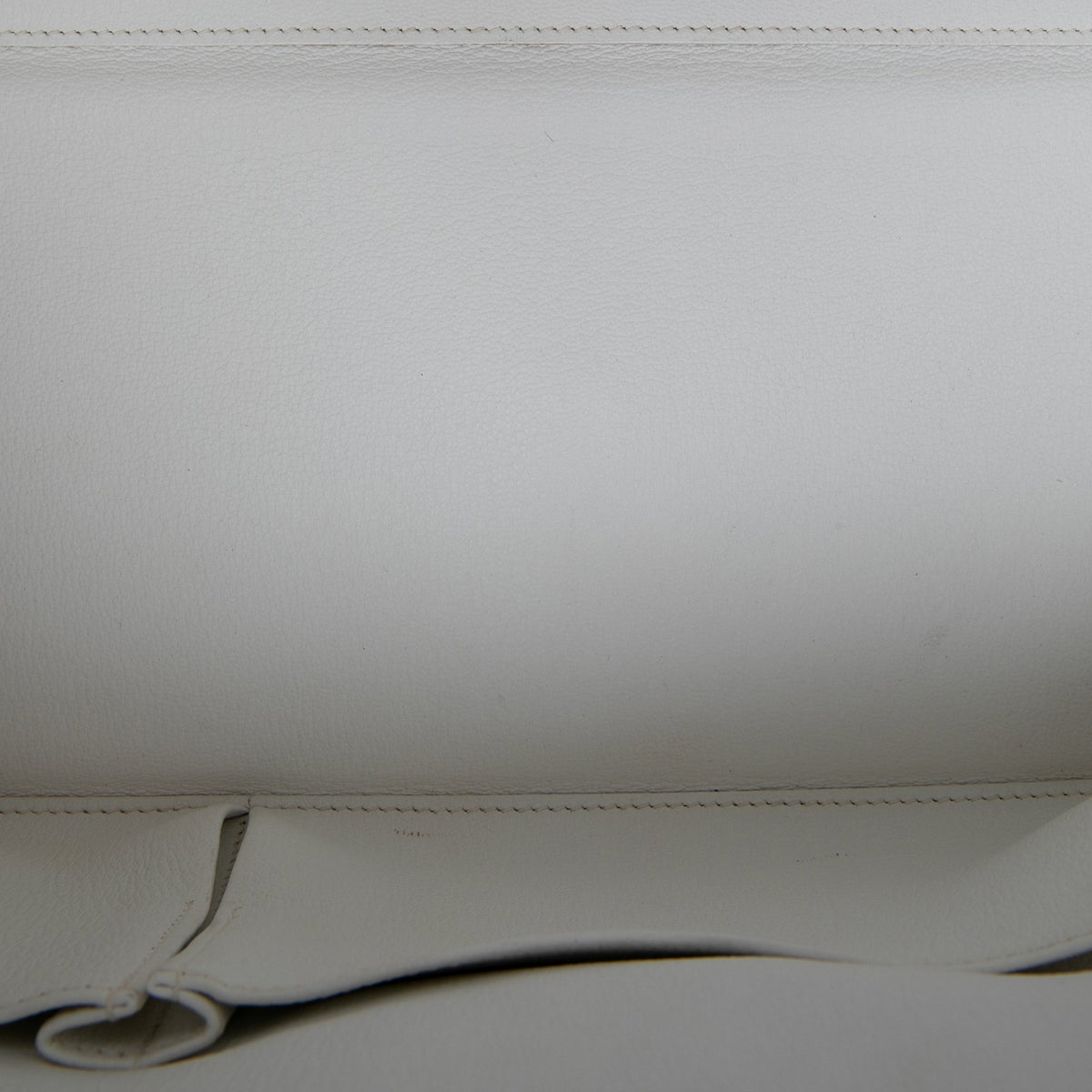 Hermès Clemence JPG Shoulder Kelly 42 — White
