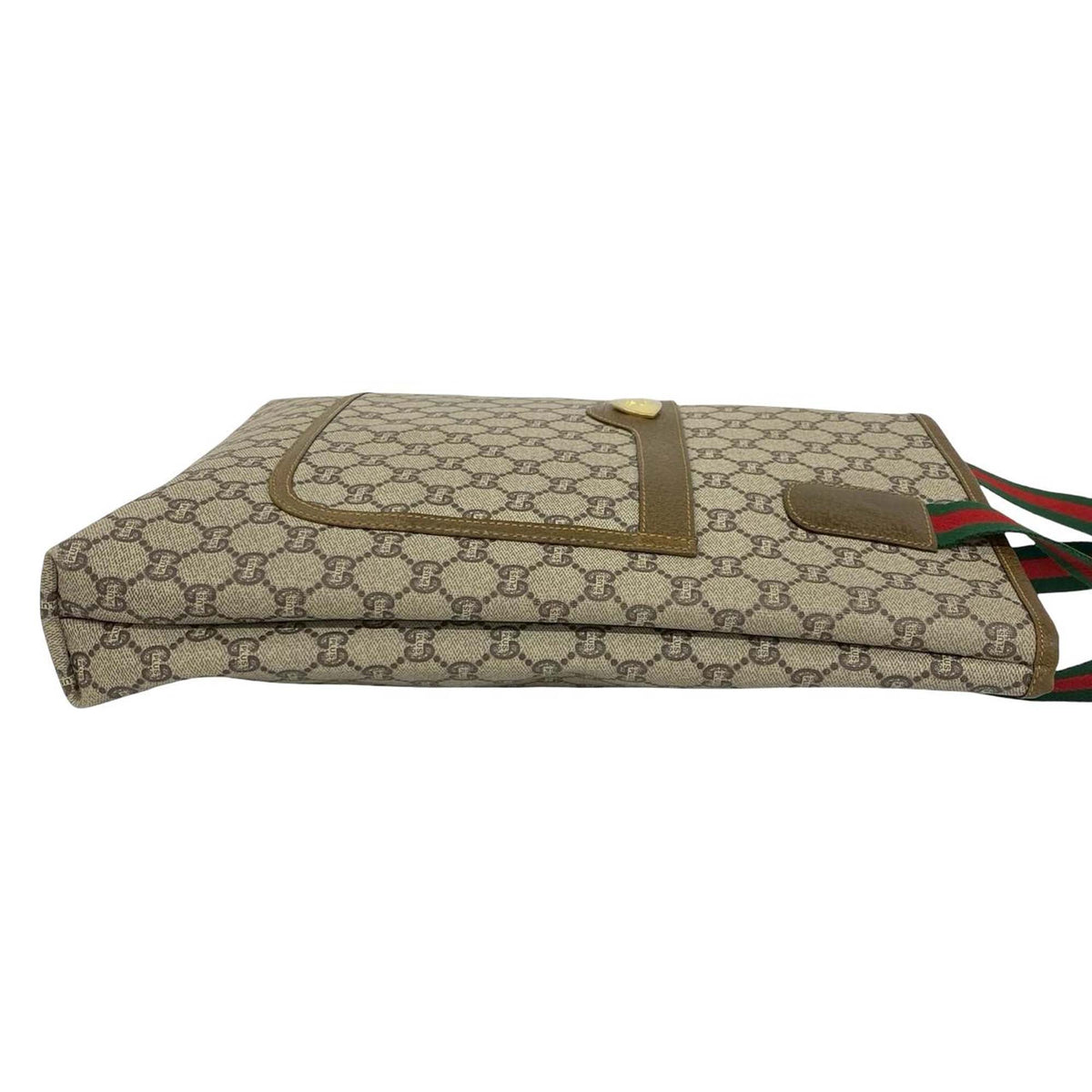 Gucci GG Supreme Plus Web Tote