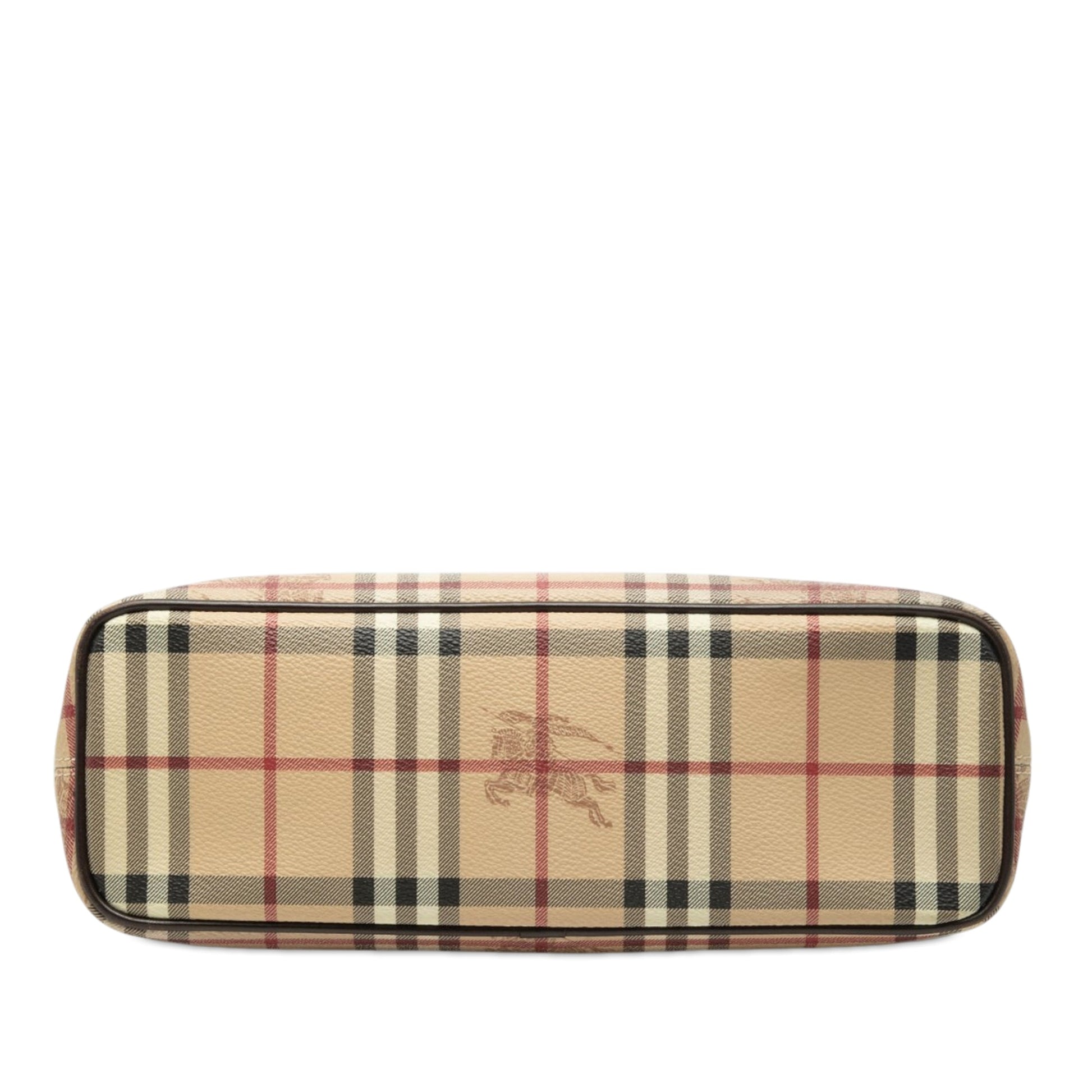 Burberry Haymarket Check Coated Canvas Tote