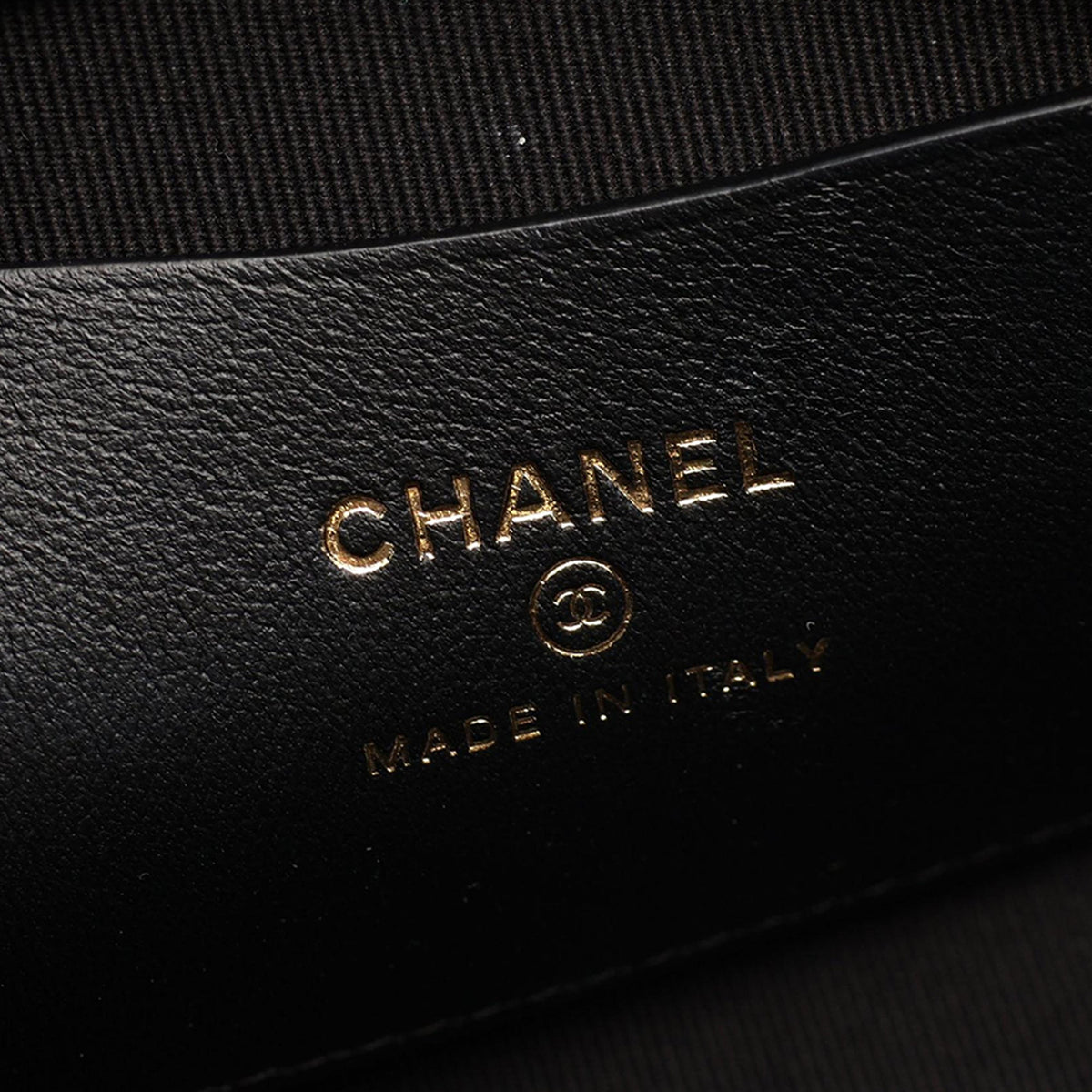 Chanel Quilted Lambskin Leo Shoulder Bag — Black