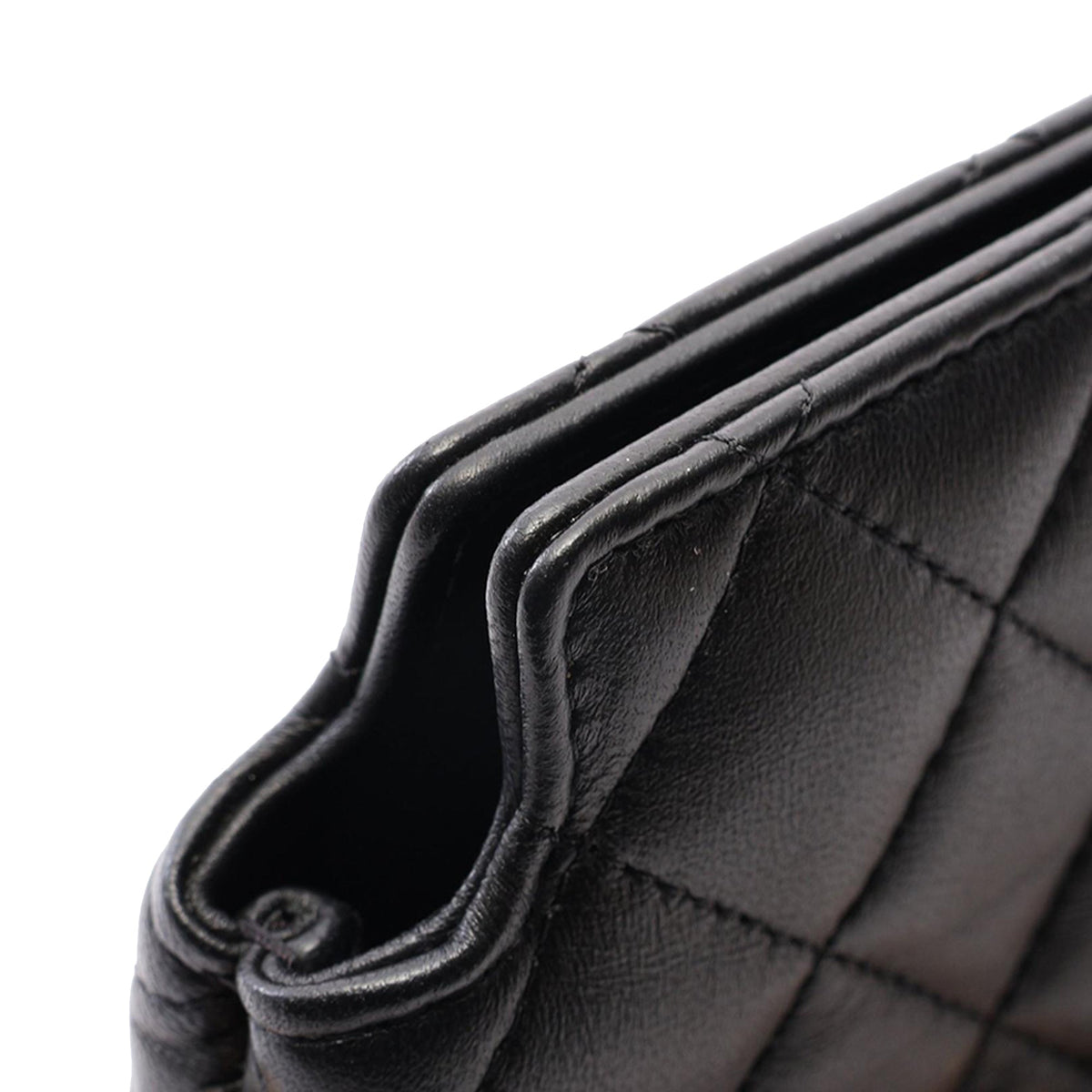Chanel Quilted Lambskin Leo Shoulder Bag — Black