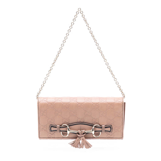 Gucci Guccissima Emily Wallet On Chain
