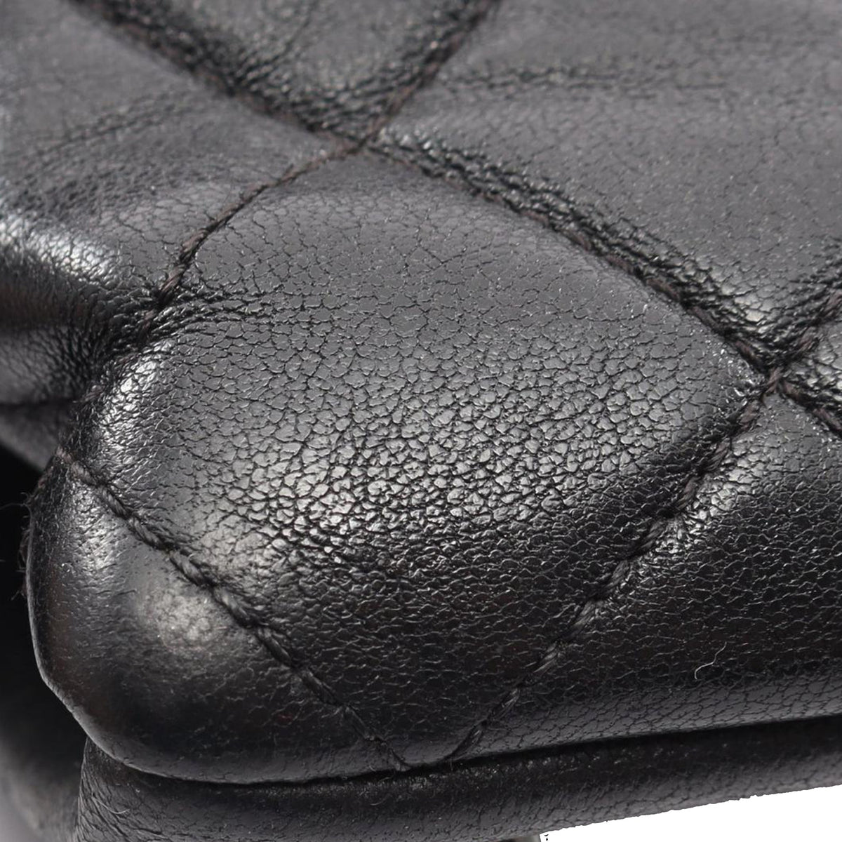 Chanel Quilted Calfskin Shopping Tote — Black
