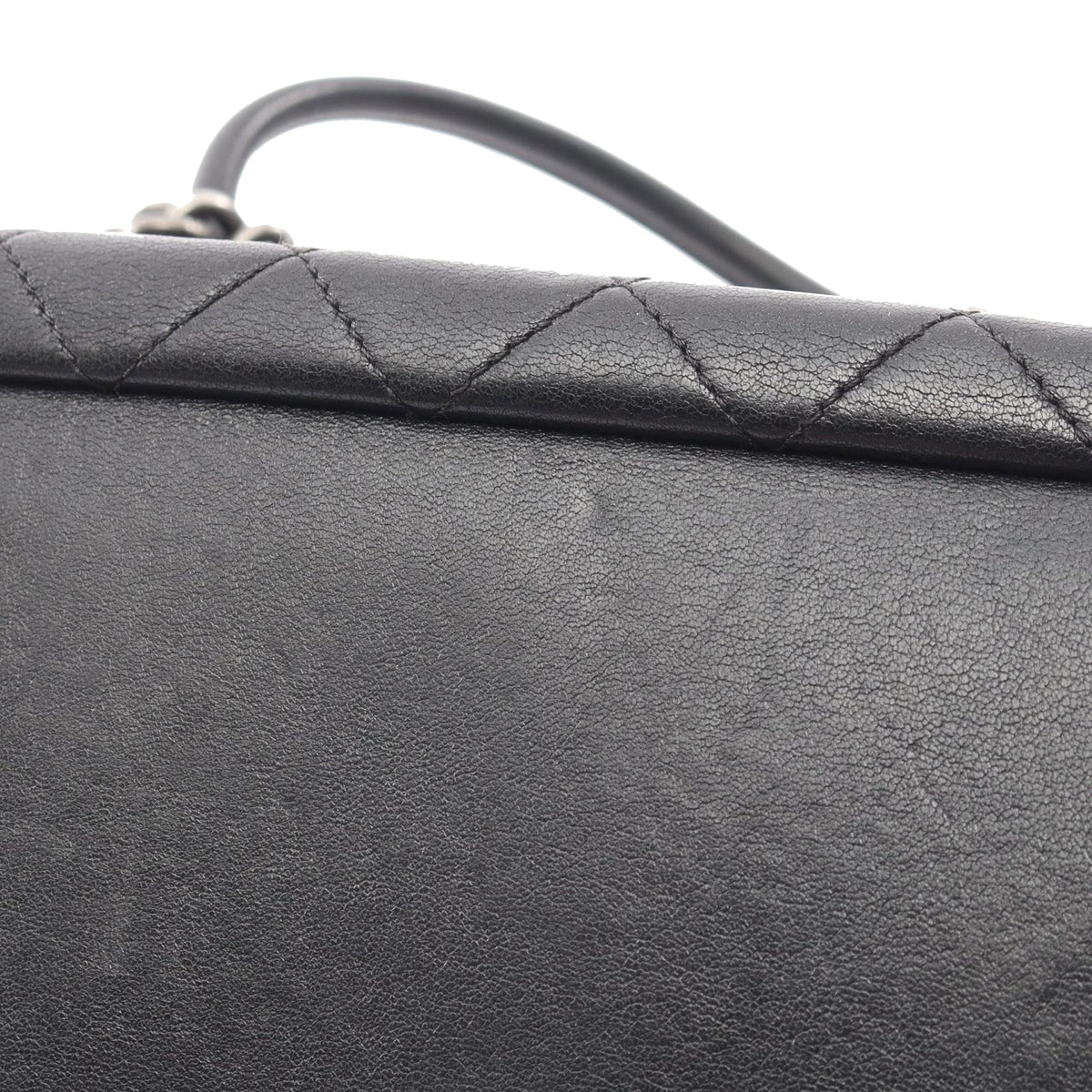 Chanel Quilted Calfskin Shopping Tote — Black