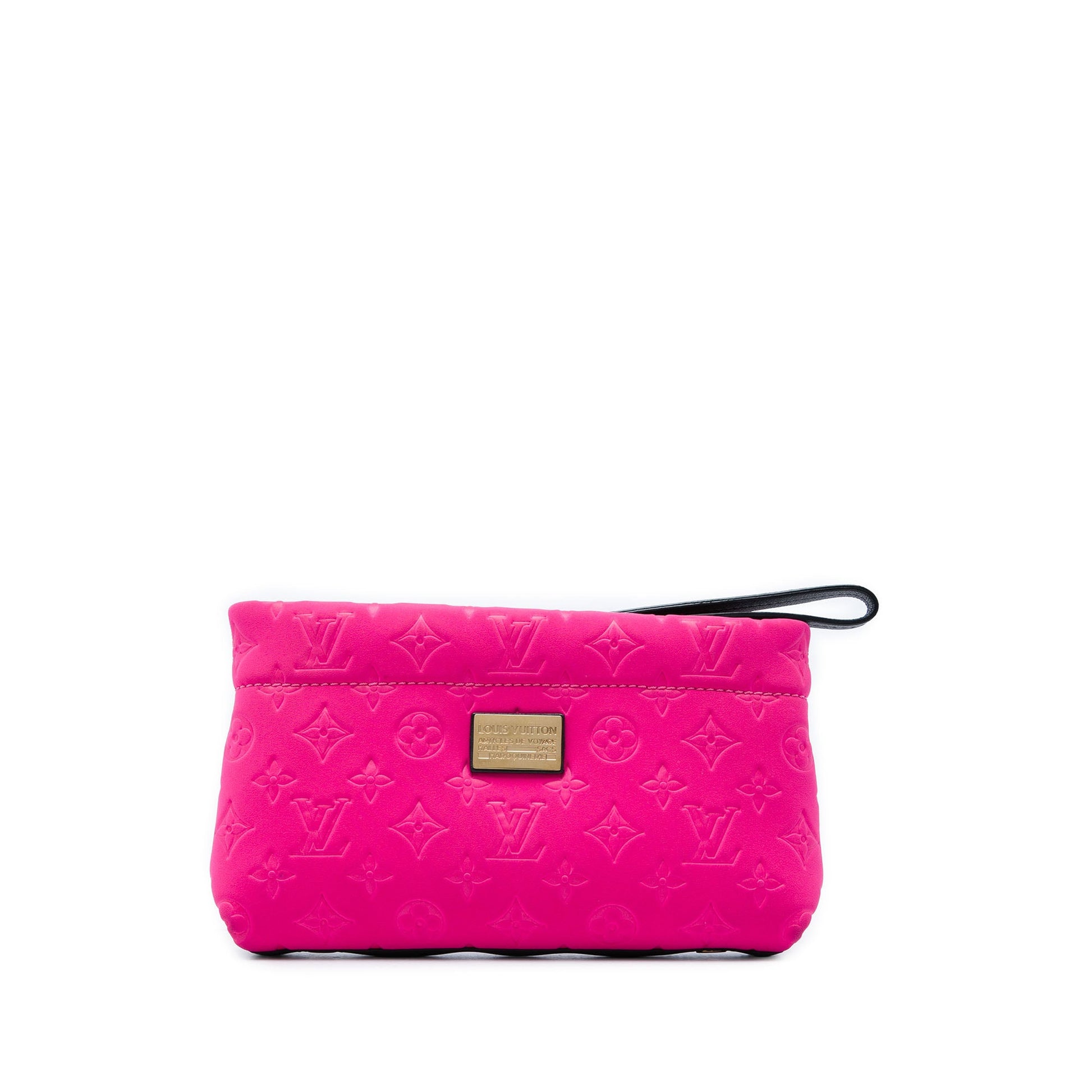 Louis Vuitton Monogram Embossed Neoprene Scuba Clutch