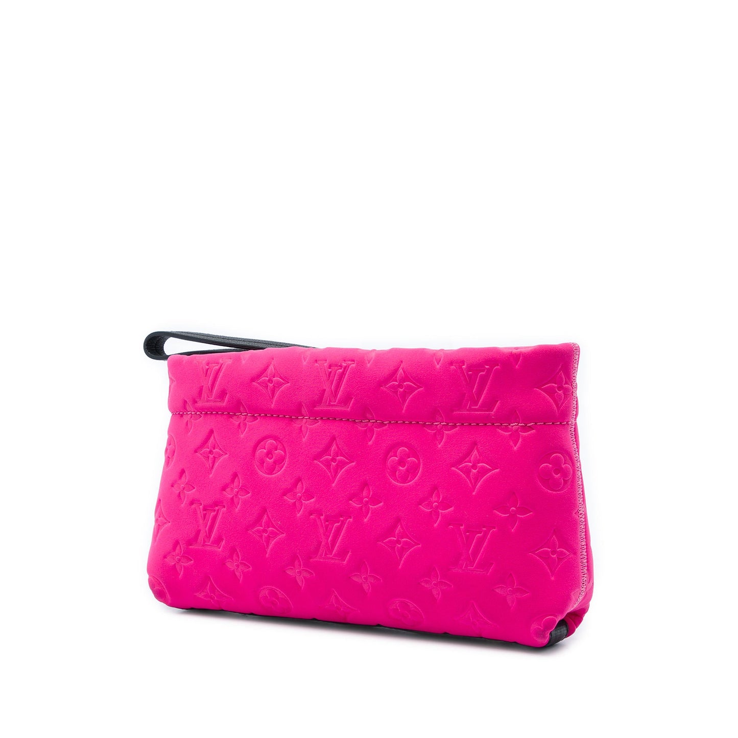 Louis Vuitton Monogram Embossed Neoprene Scuba Clutch