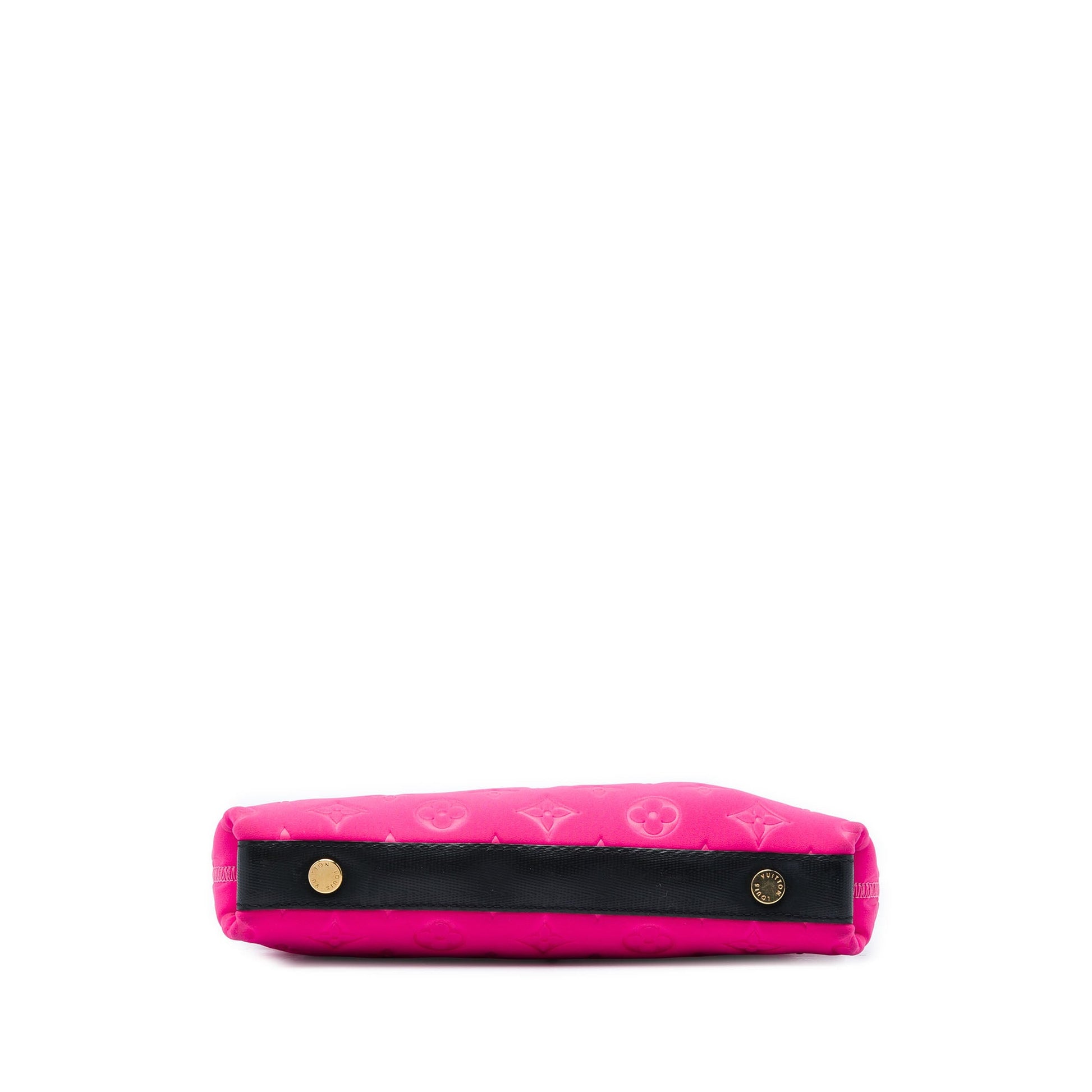 Louis Vuitton Monogram Embossed Neoprene Scuba Clutch
