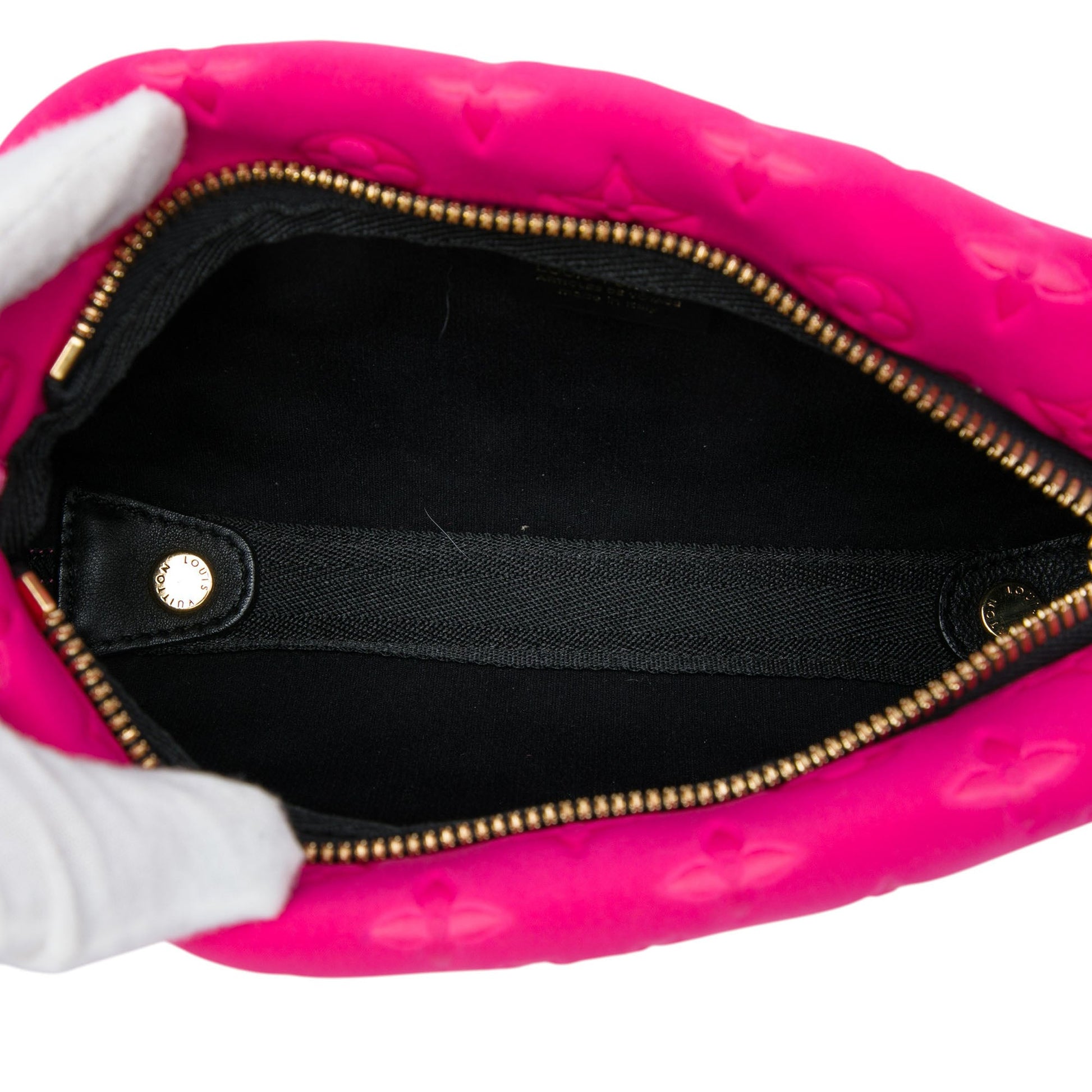 Louis Vuitton Monogram Embossed Neoprene Scuba Clutch
