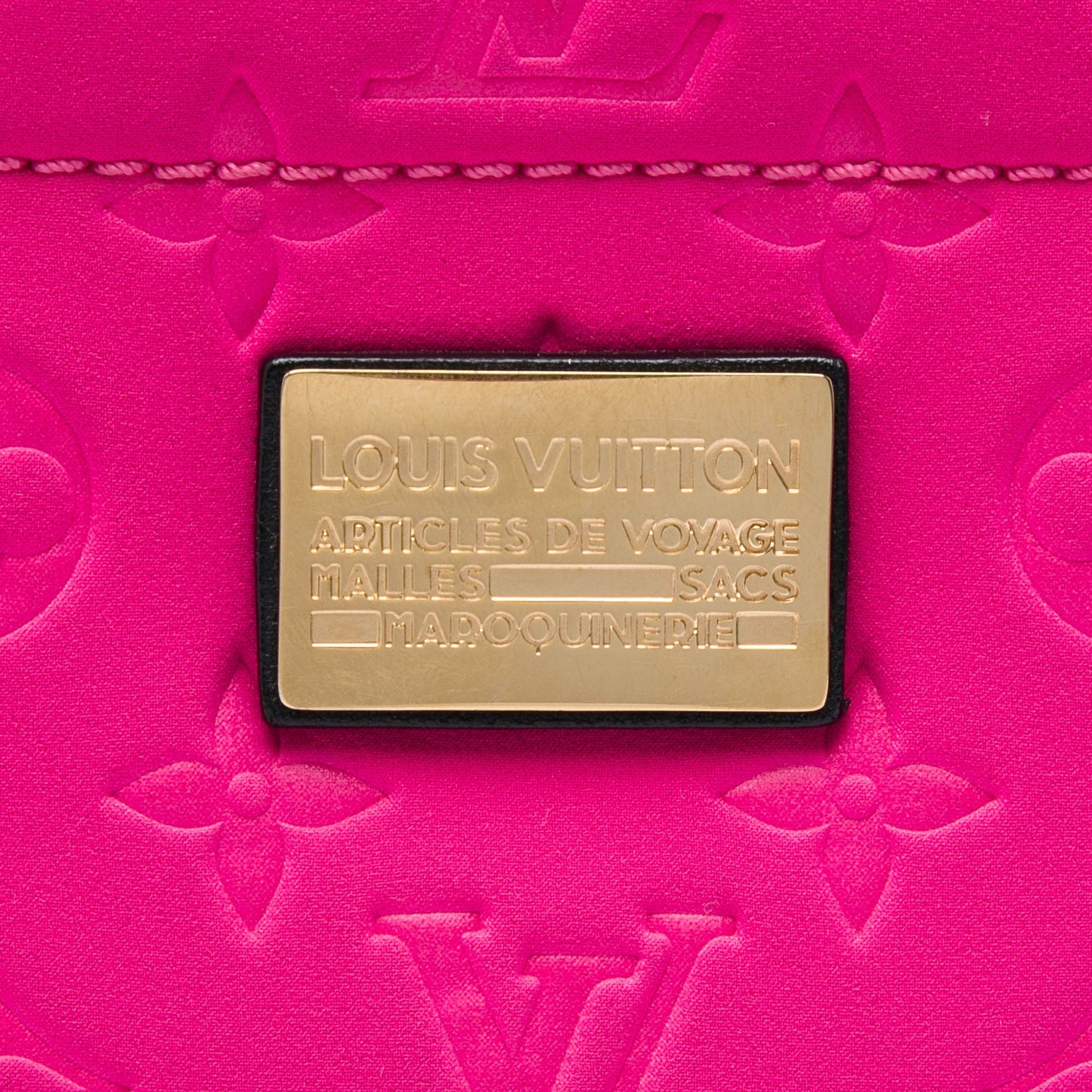 Louis Vuitton Monogram Embossed Neoprene Scuba Clutch