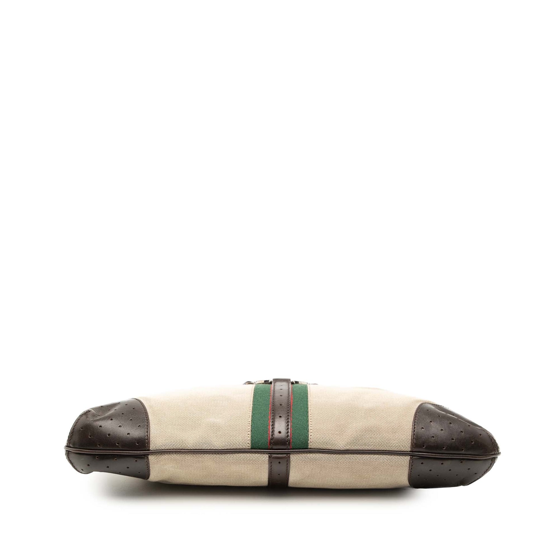 Gucci Canvas Web Reins Satchel
