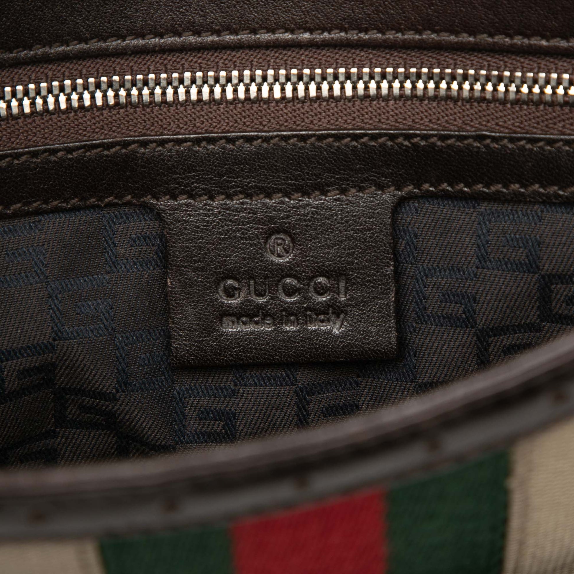 Gucci Canvas Web Reins Satchel