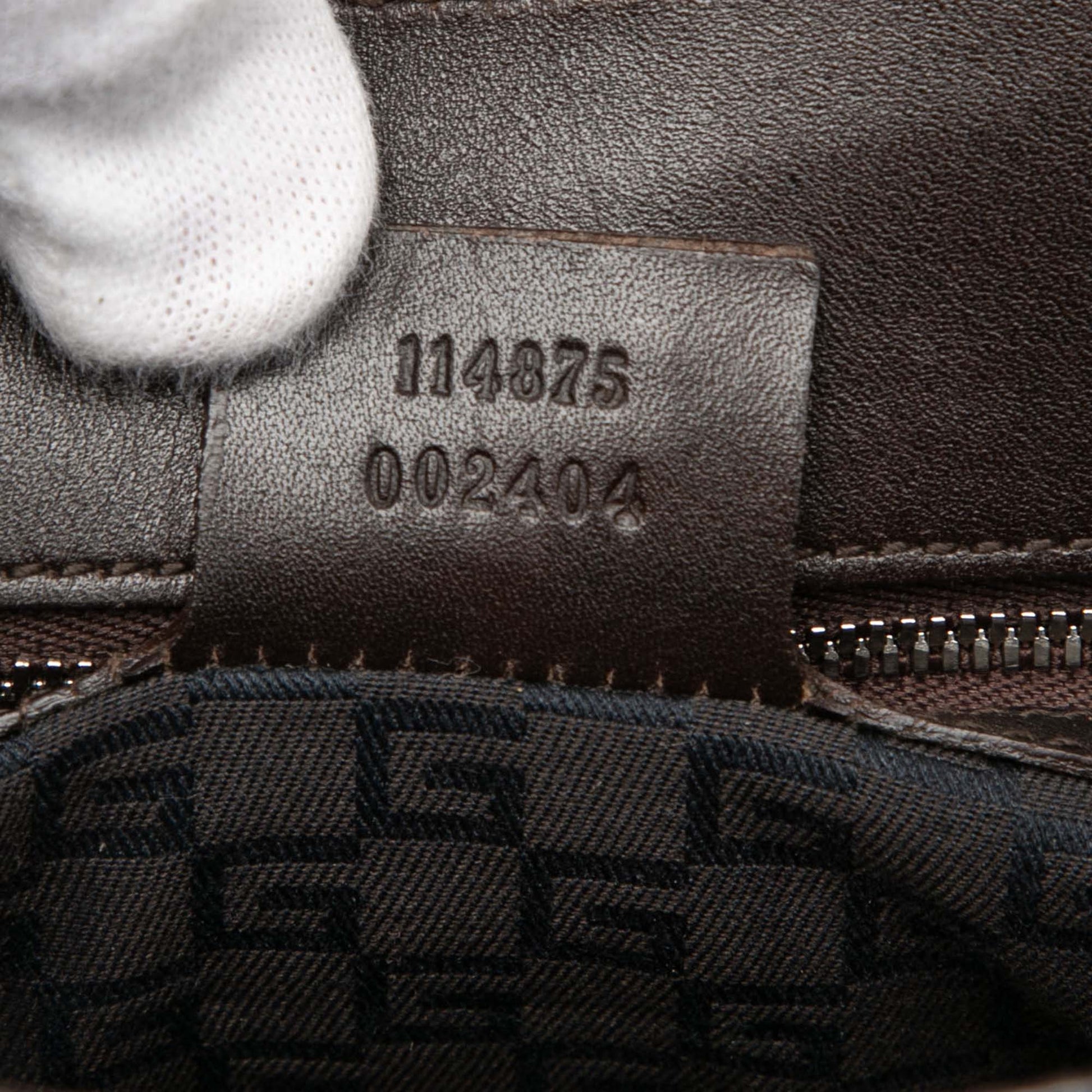 Gucci Canvas Web Reins Satchel