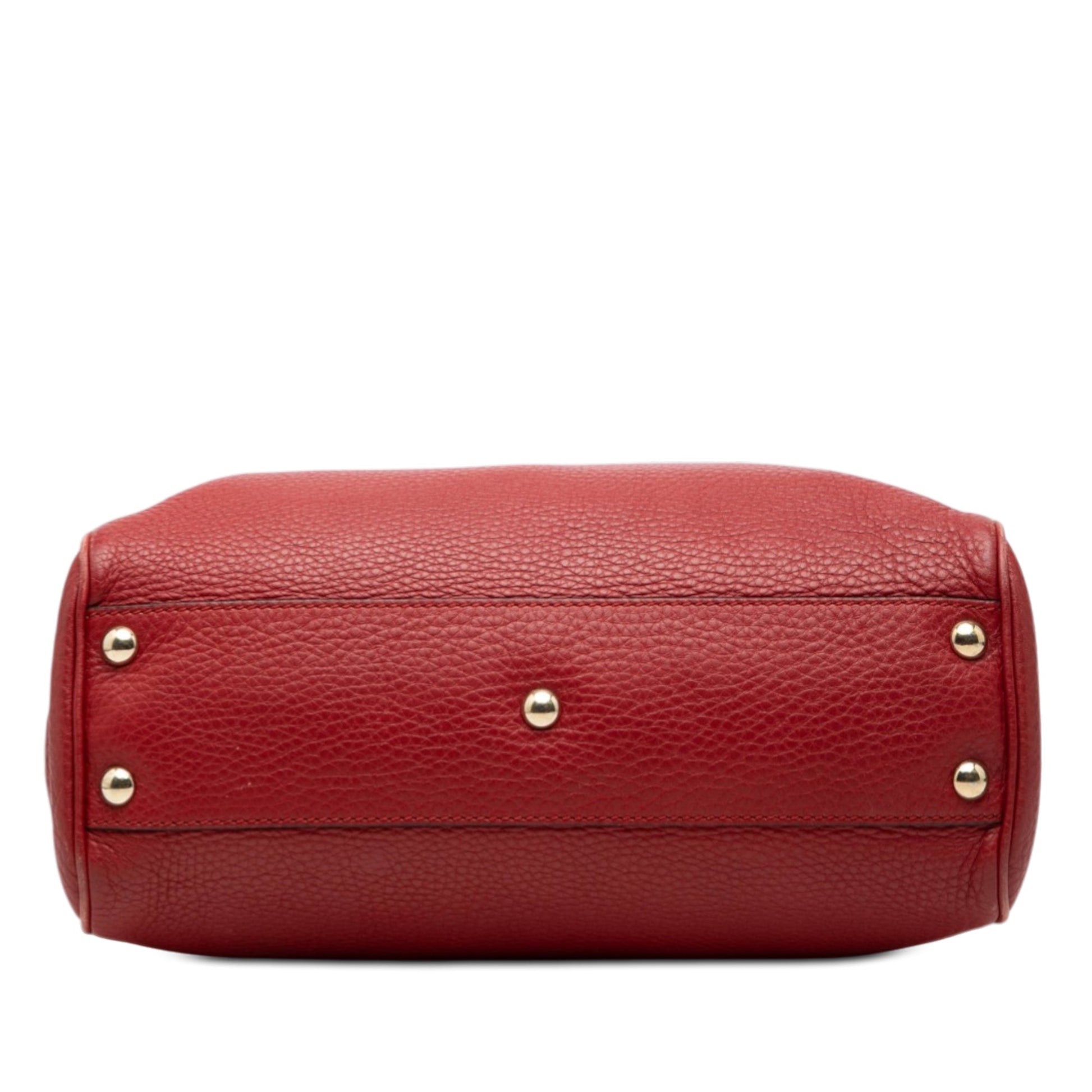 Gucci Small Calfskin Bamboo Shopper Satchel