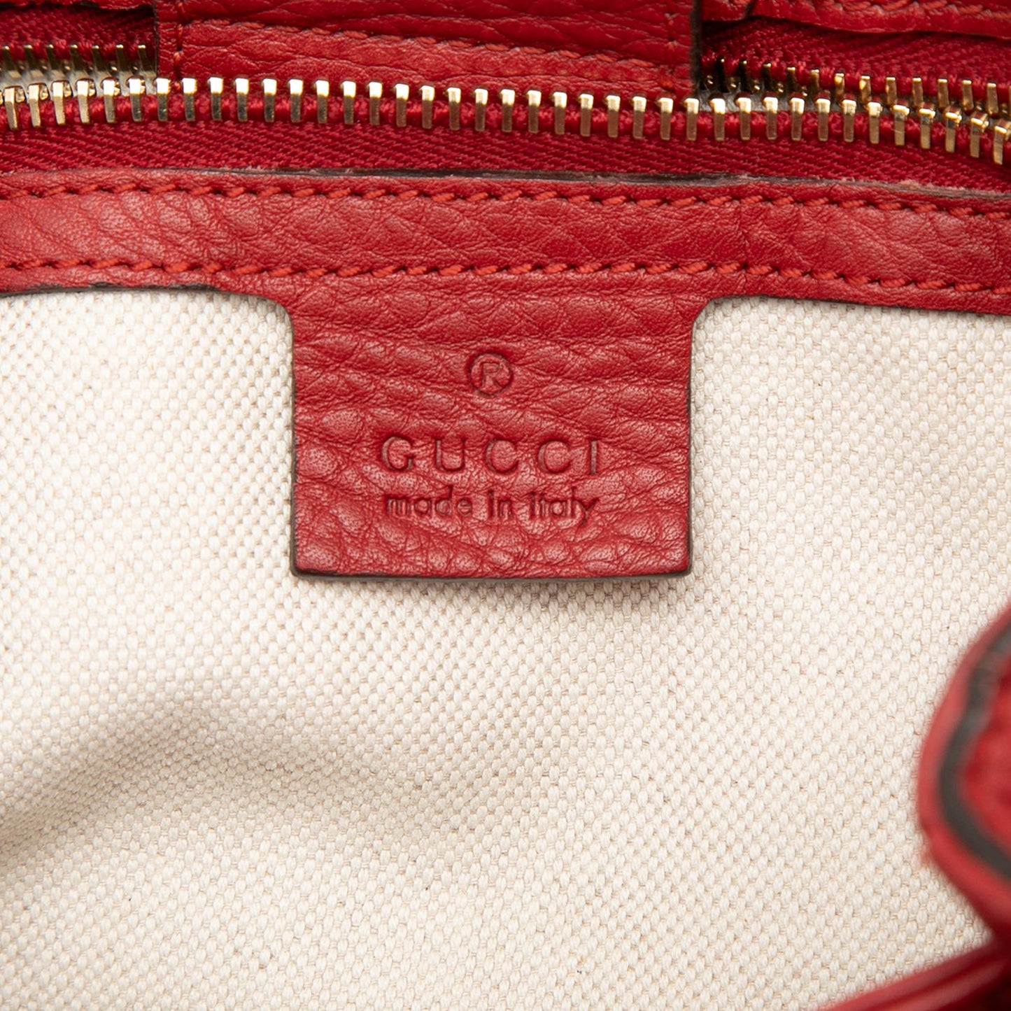 Gucci Small Calfskin Bamboo Shopper Satchel