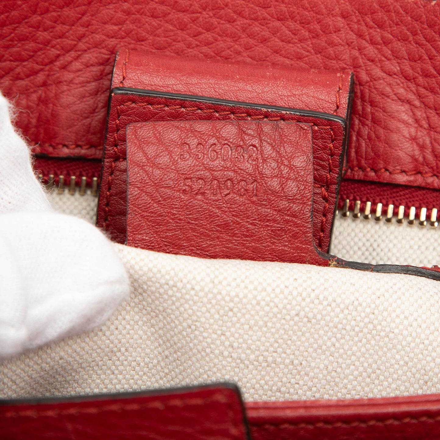 Gucci Small Calfskin Bamboo Shopper Satchel
