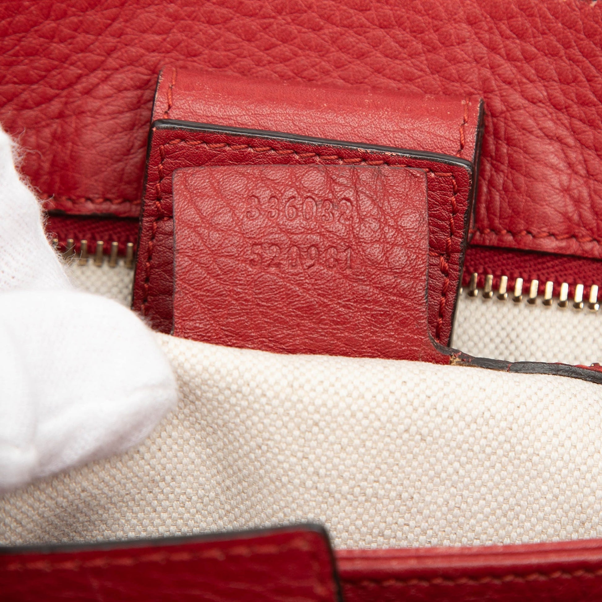 Gucci Small Calfskin Bamboo Shopper Satchel