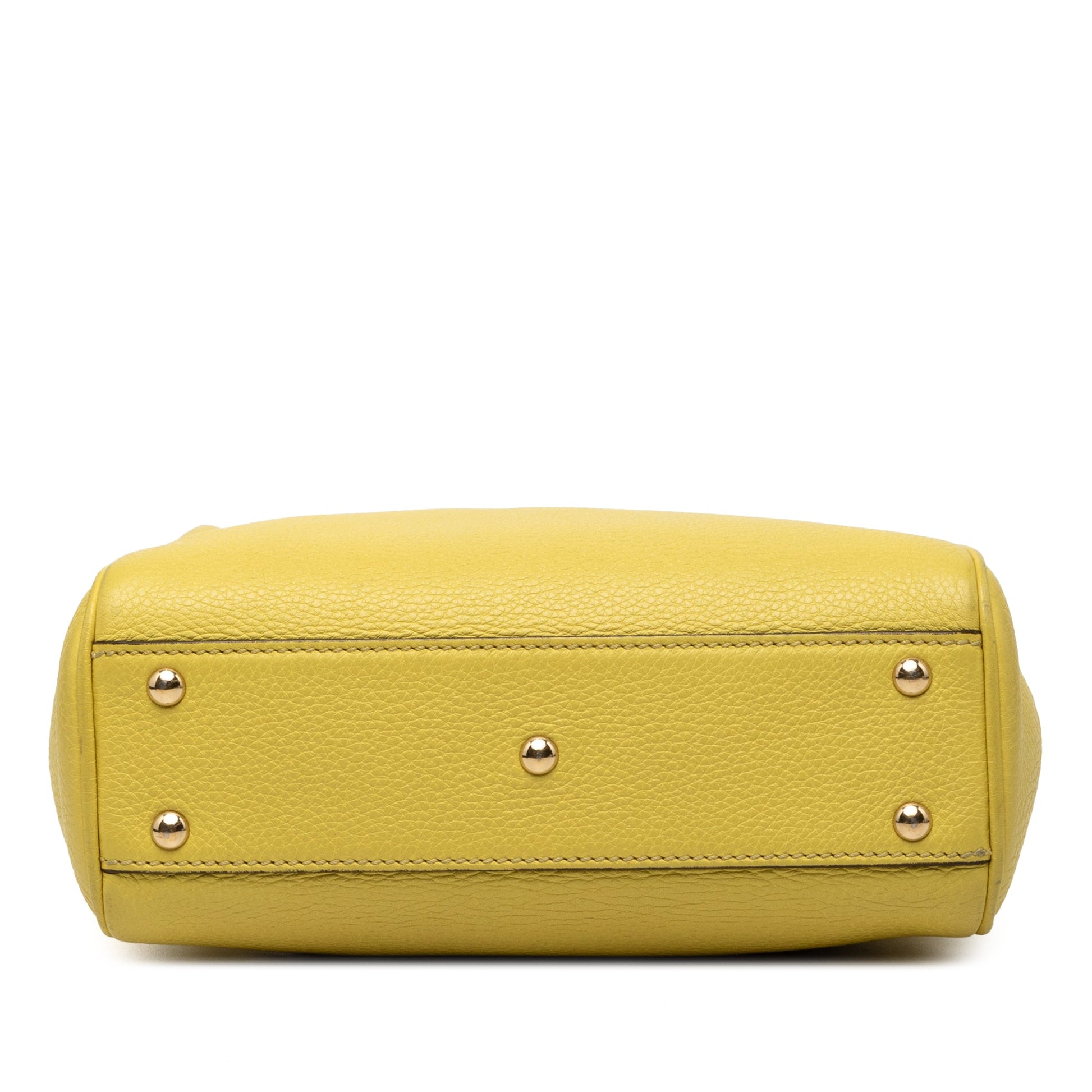 Gucci Mini Calfskin Bamboo Shopper Satchel