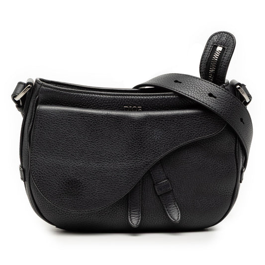 Dior Grained Calfskin Saddle Soft Bag
