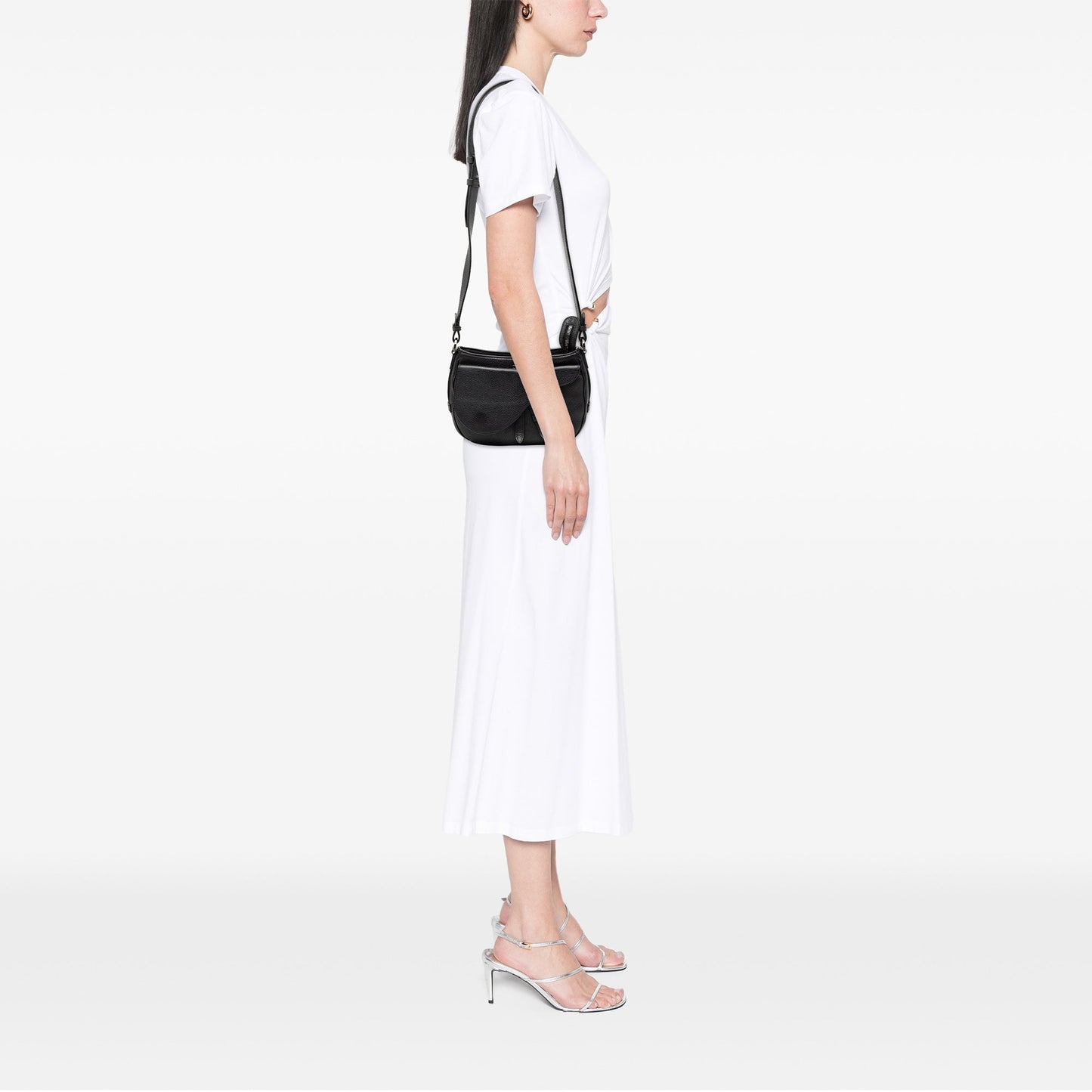 Dior Grained Calfskin Saddle Soft Bag